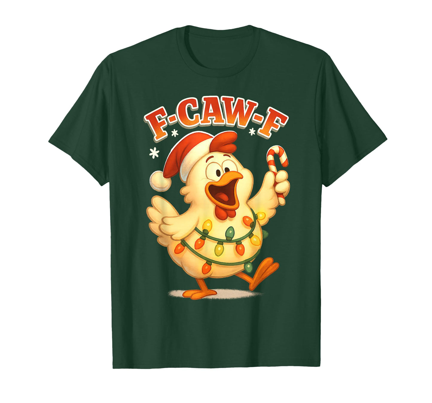 F-CAW-F Funny Chicken FCAWF Sarcasm Irony Humour F CAW F T-Shirt