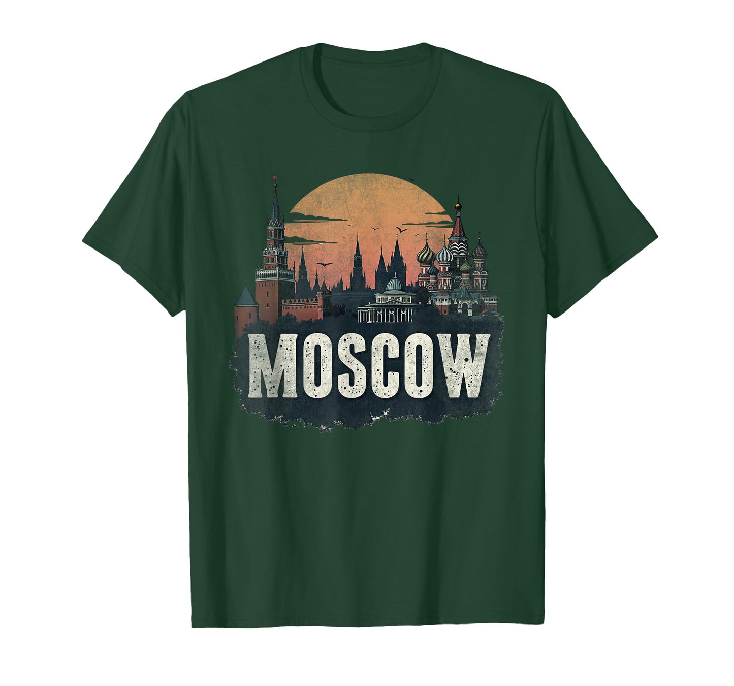 Retro Moscow Landscape Vintage Souvenir T-Shirt
