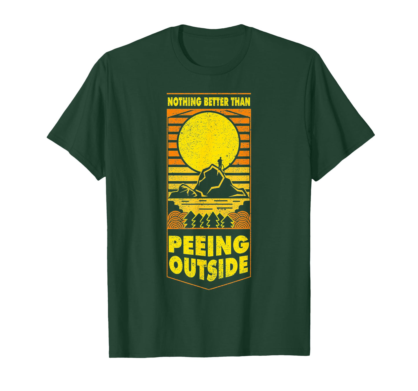Nothing Better Than Peeing Outside Retro Vintge T-Shirt