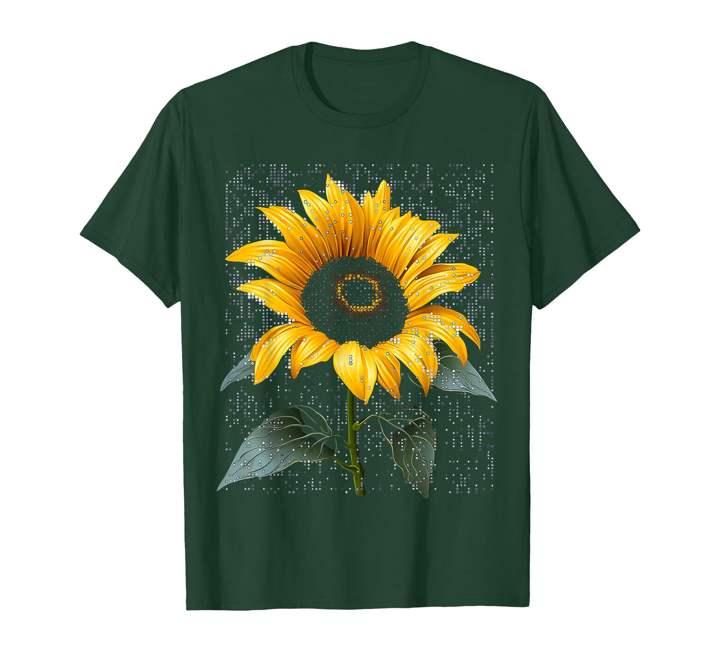 Sunflower Nature Motif Art Graphic Sunflower T-Shirt