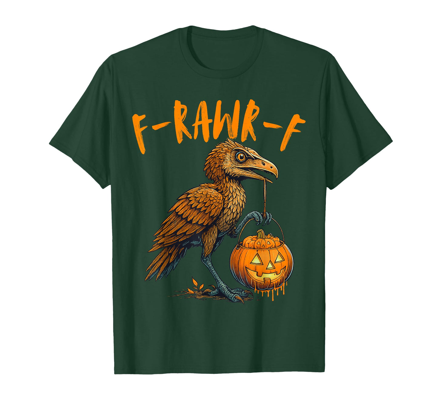 FCAWF Funny Rawr Bird Dinosaur Archaeopteryx Halloween Meme T-Shirt