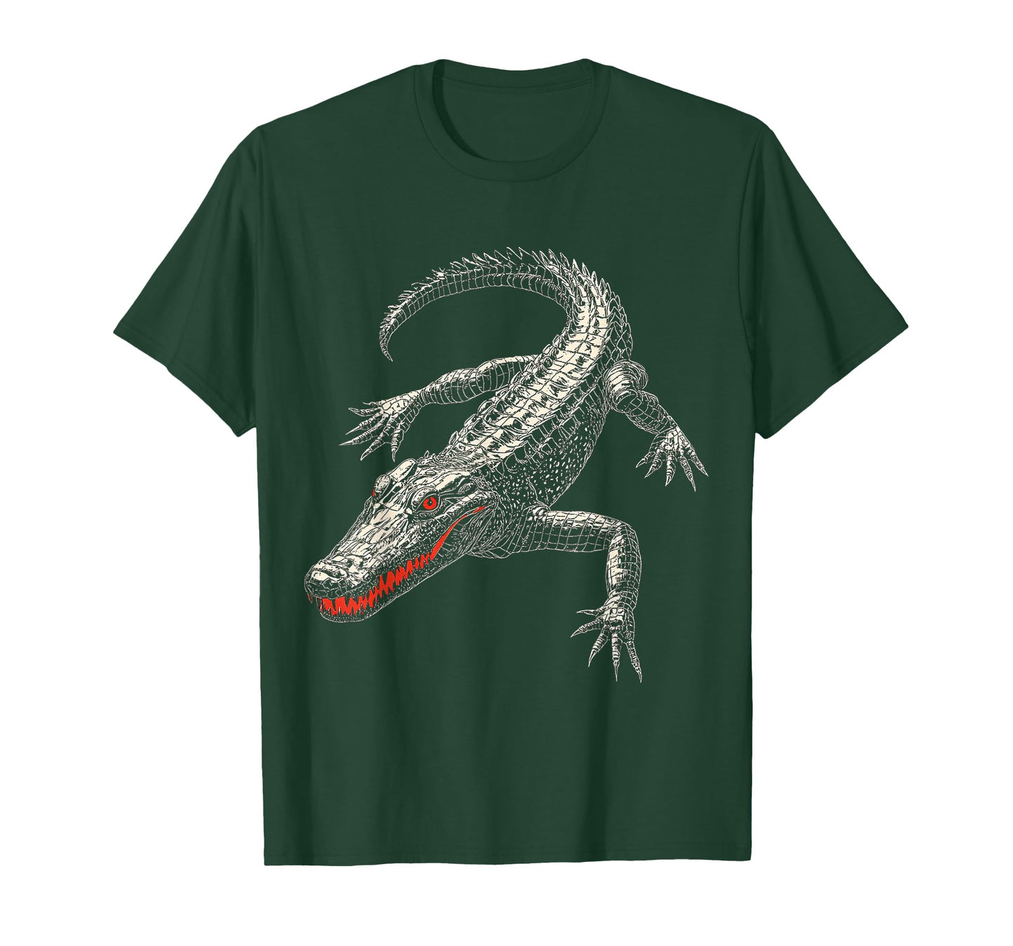 Crocodile Animal Graphic Artwork Crocodile T-Shirt
