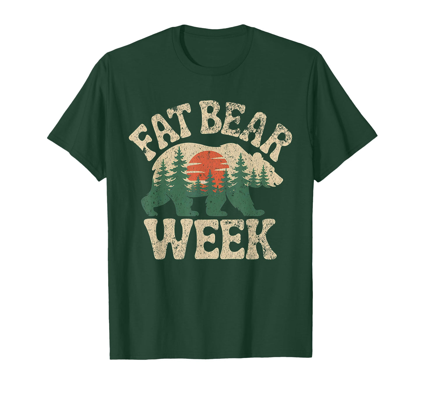 Fat Bear Week Nature Lover Planet Protection Wild Animals T-Shirt