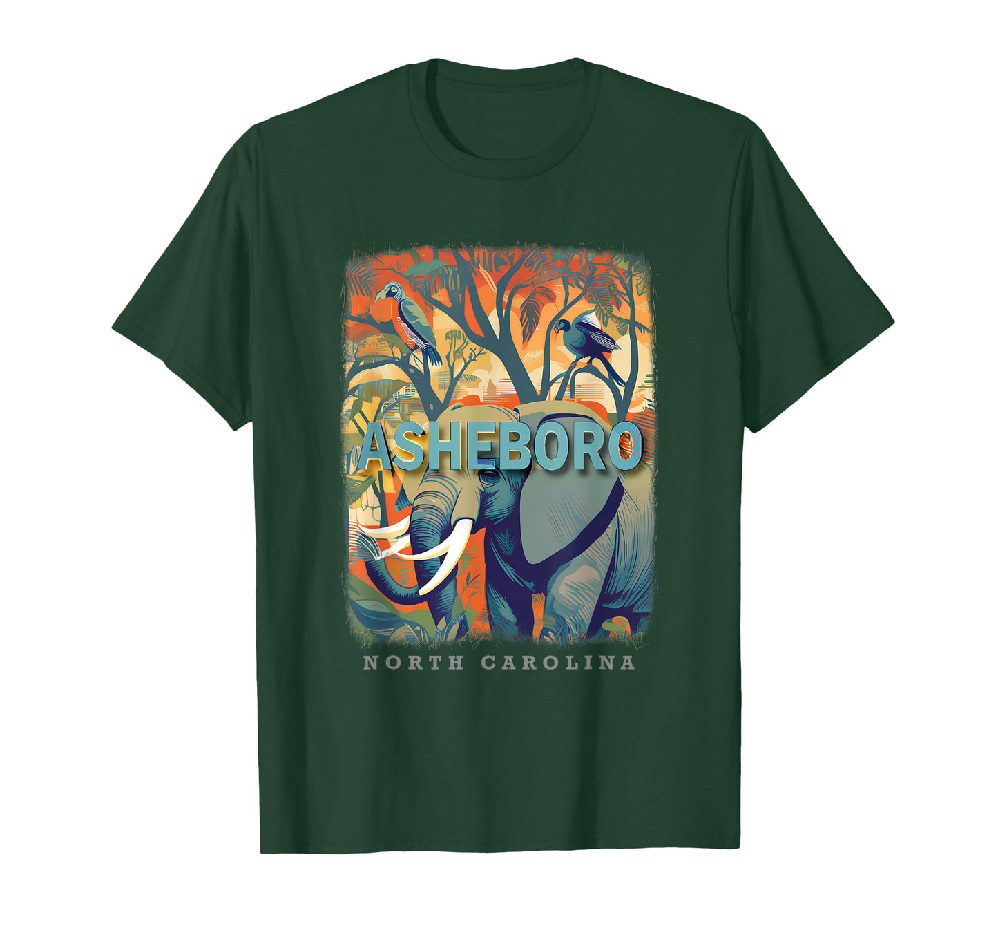 Asheboro North Carolina NC Zoological Wonders SD216 T-Shirt