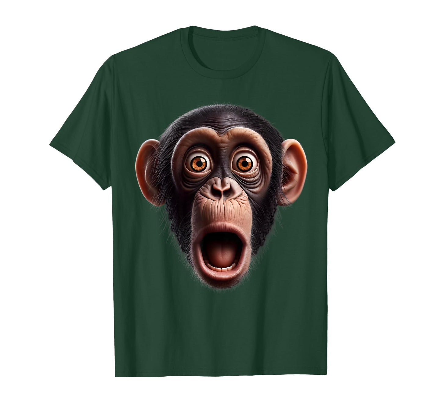 Funny Monkey Face chimpanzee T-Shirt