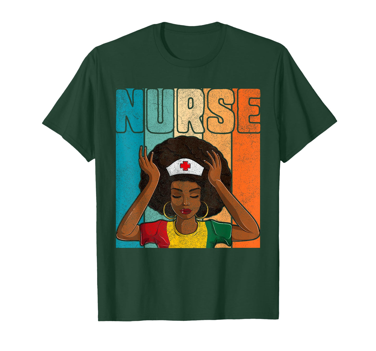 Black History Month T Shirts Women, Black Juneteenth Nurse T-Shirt