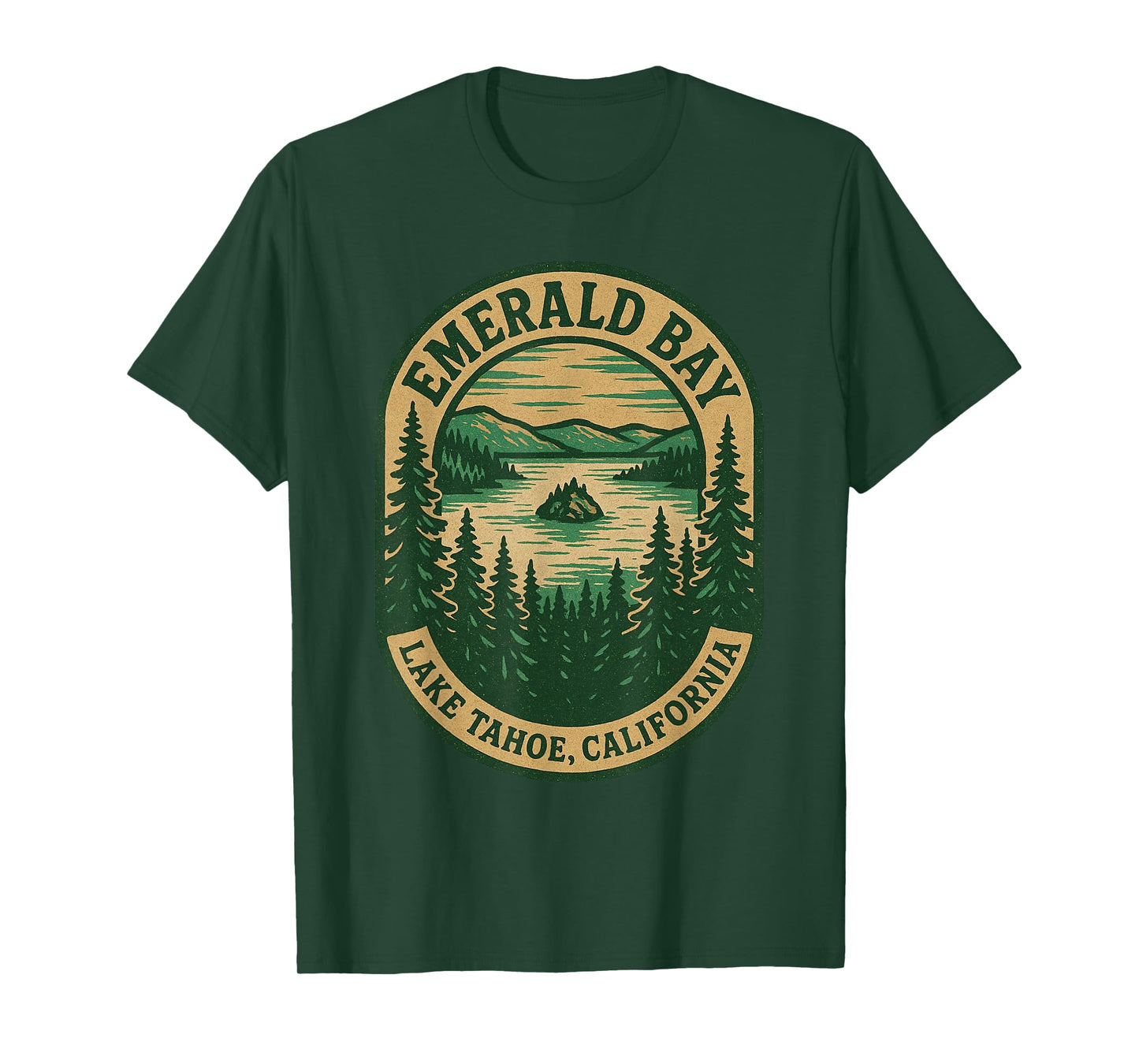 Emerald Bay Lake Tahoe California Souvenir T-Shirt
