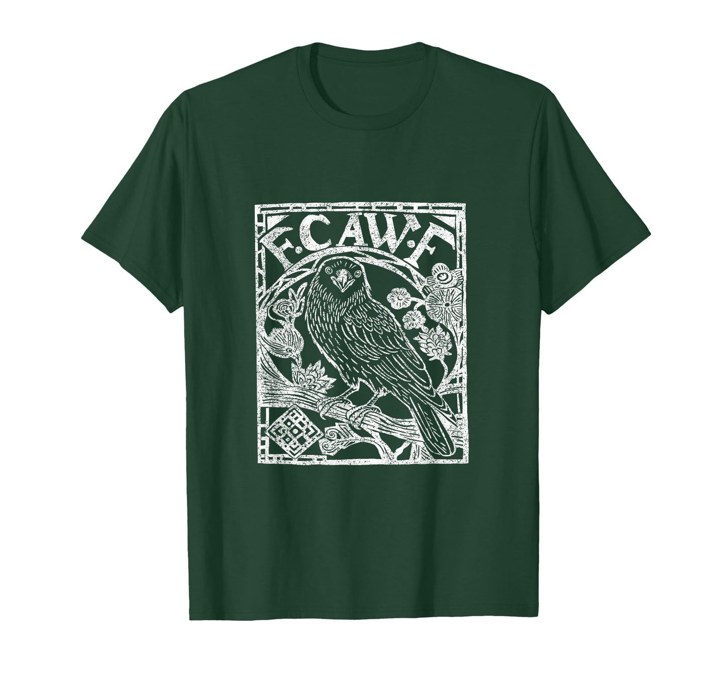 Crow Raven F CAW F T-Shirt