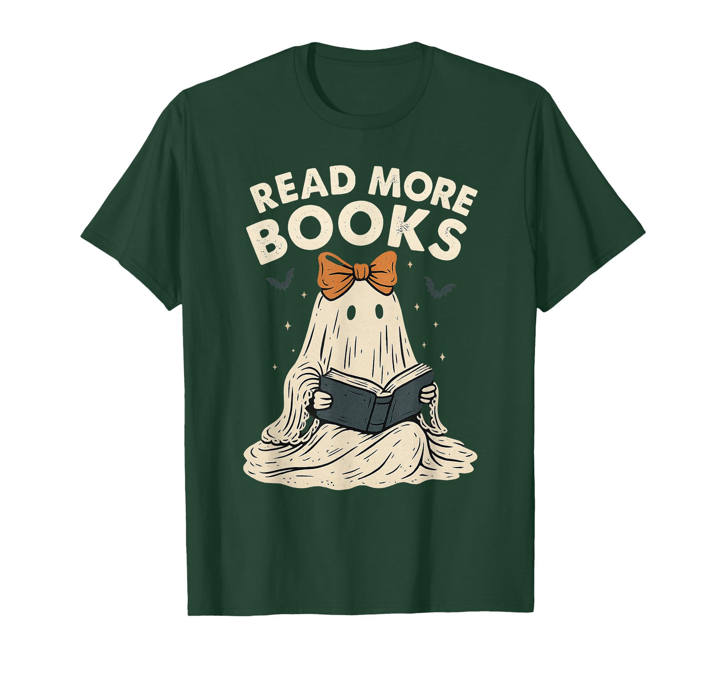 Read More Books Spooky Boo Book Lovers Halloween Late Night T-Shirt