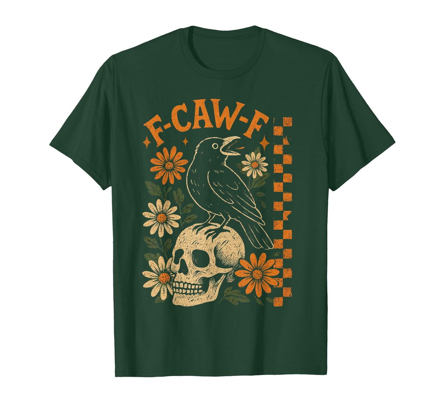 Funny F Caw F Sarcastic Cool Wear Trend Game Day T-Shirt