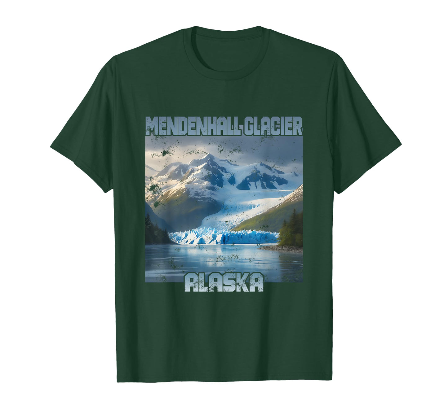 Vintage Mendenhall Glacier Alaska T-Shirt