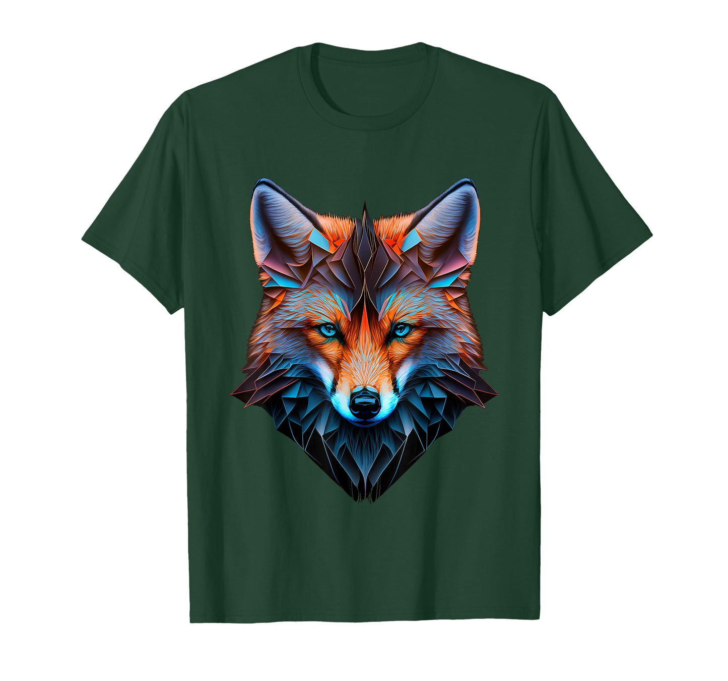 Fox Blue Eyes Animal Fox T-Shirt