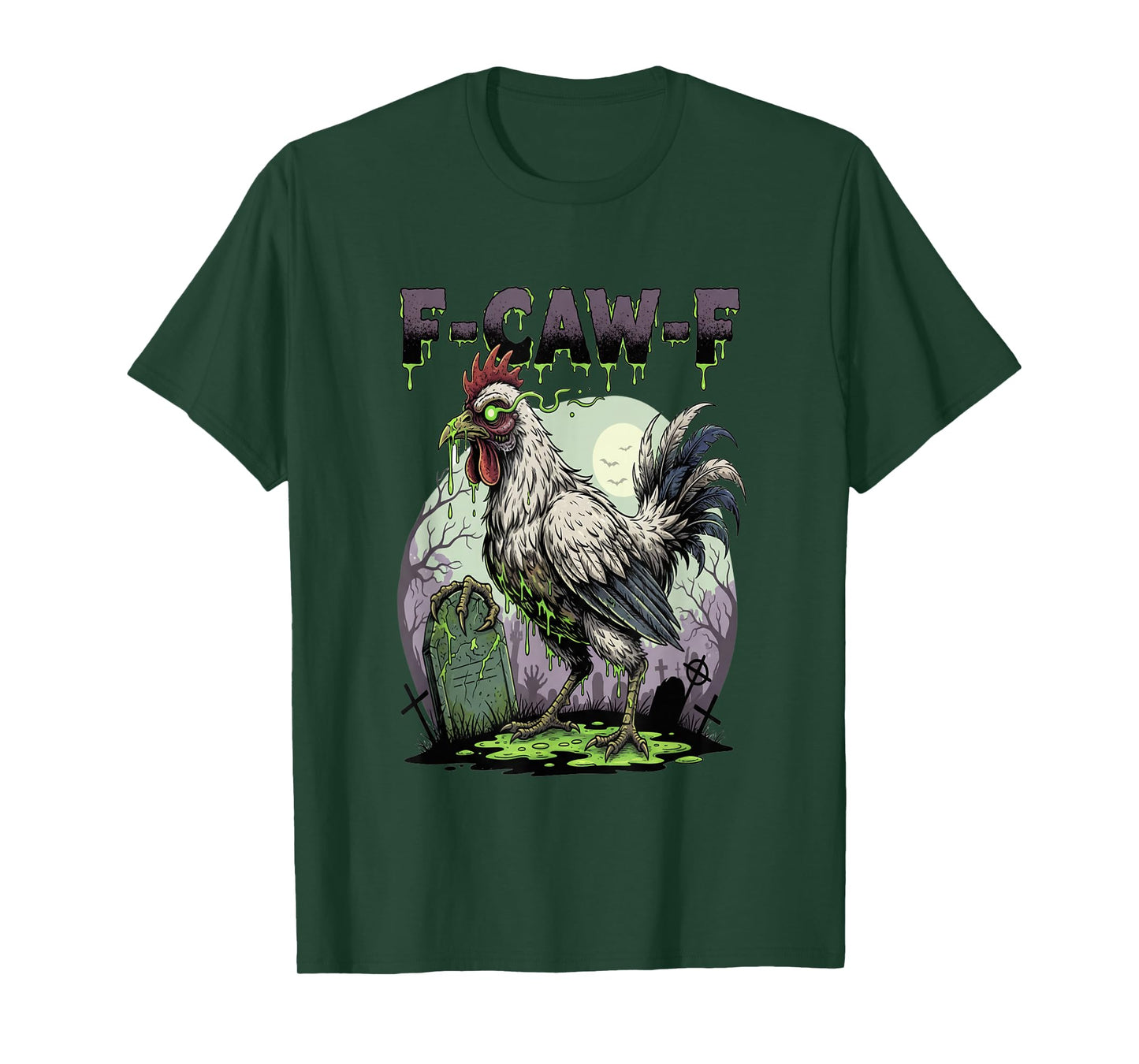 Funny F-CAW-F Meme Parody for F-Kaw-F Crow Fans Vintage T-Shirt