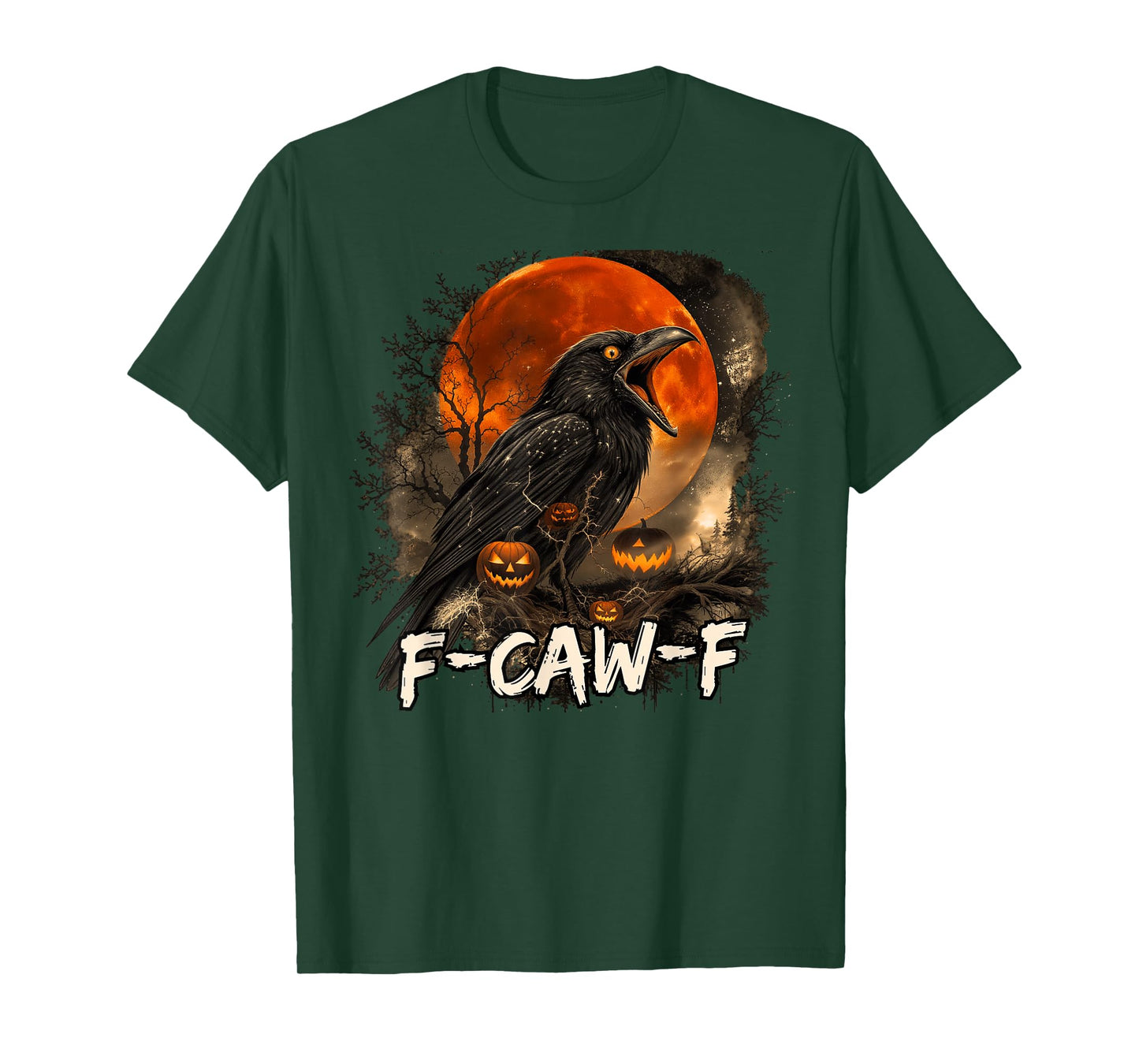 Funny F-Caw-F Halloween T-Shirt