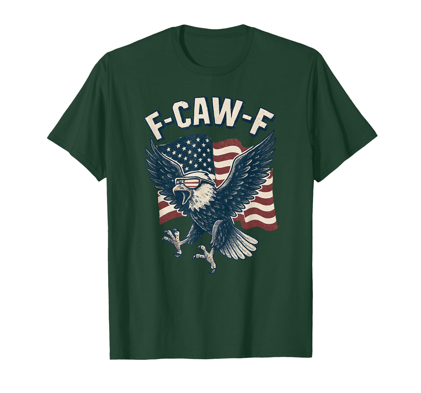 Funny F-Caw-F Bald Eagle FCAWF T-Shirt