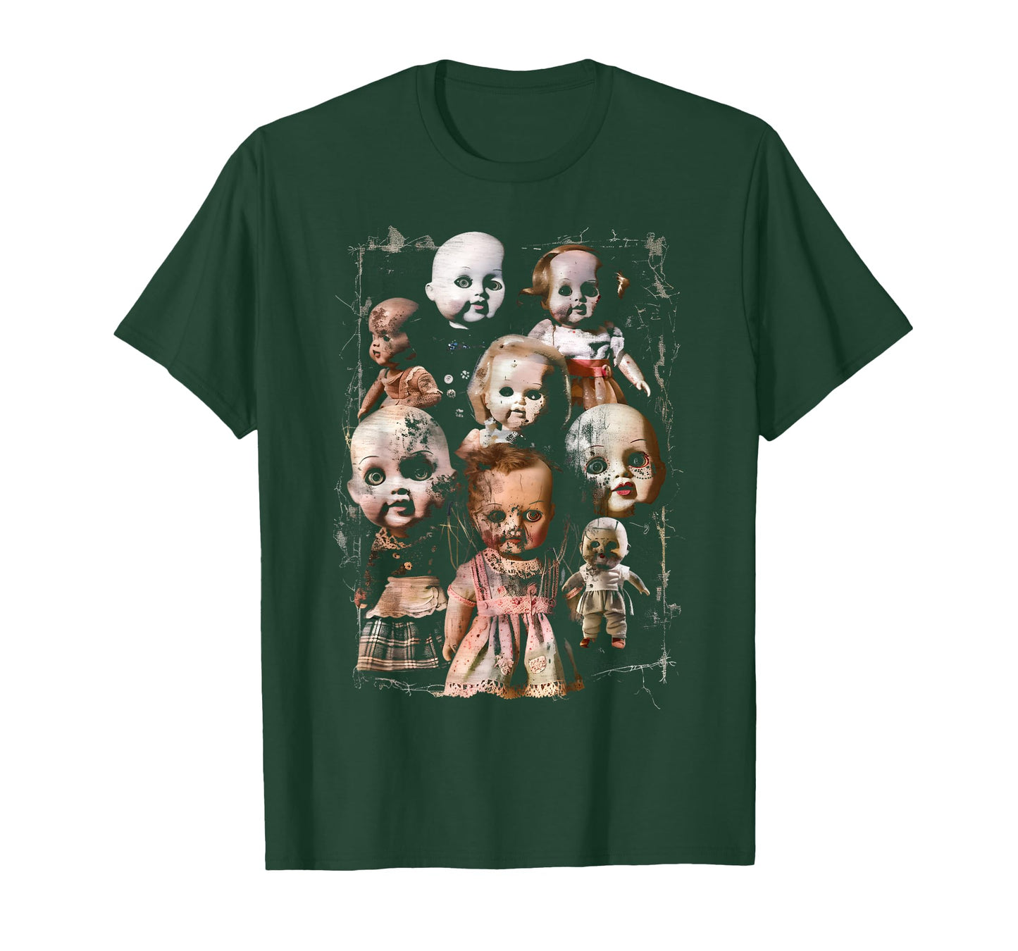 Creepy Dolls Haunted Possessed Horror Movie Goth Alt Scary T-Shirt