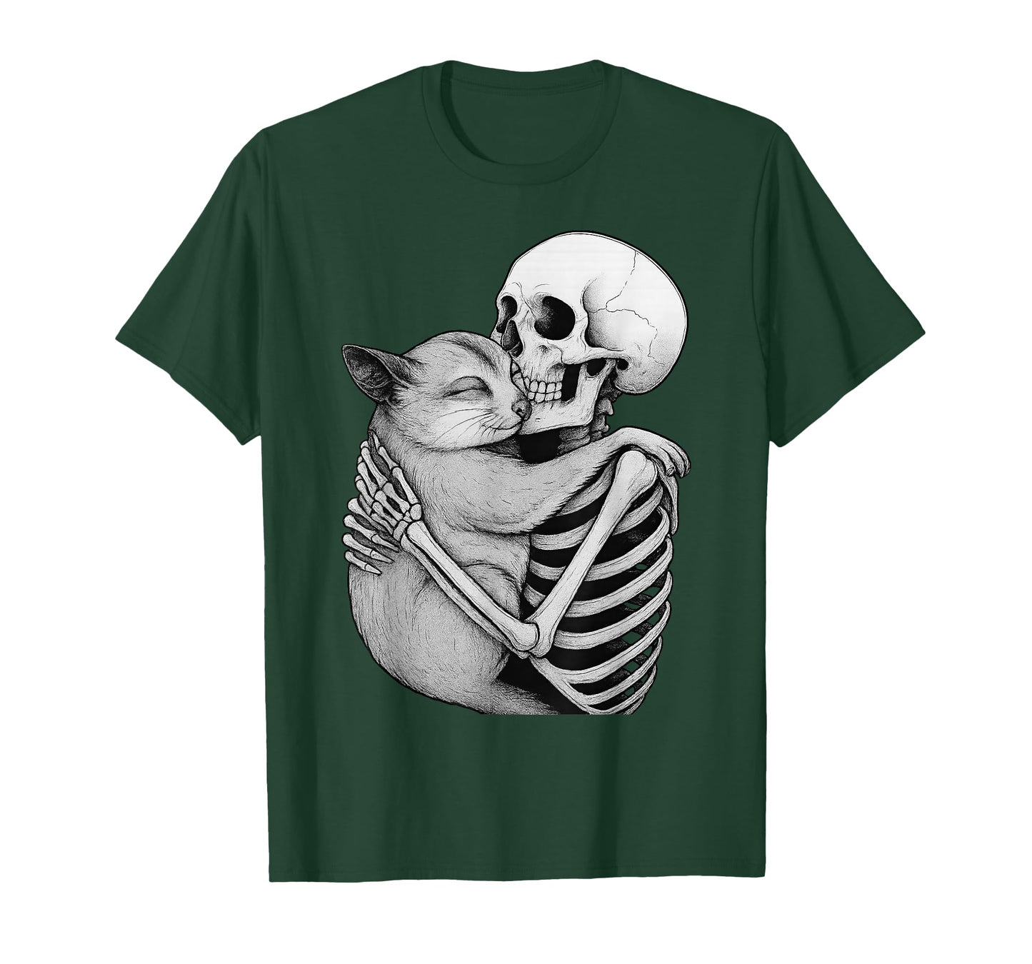 Sugar Glider Skeleton Hug Halloween Pet Lover T-Shirt