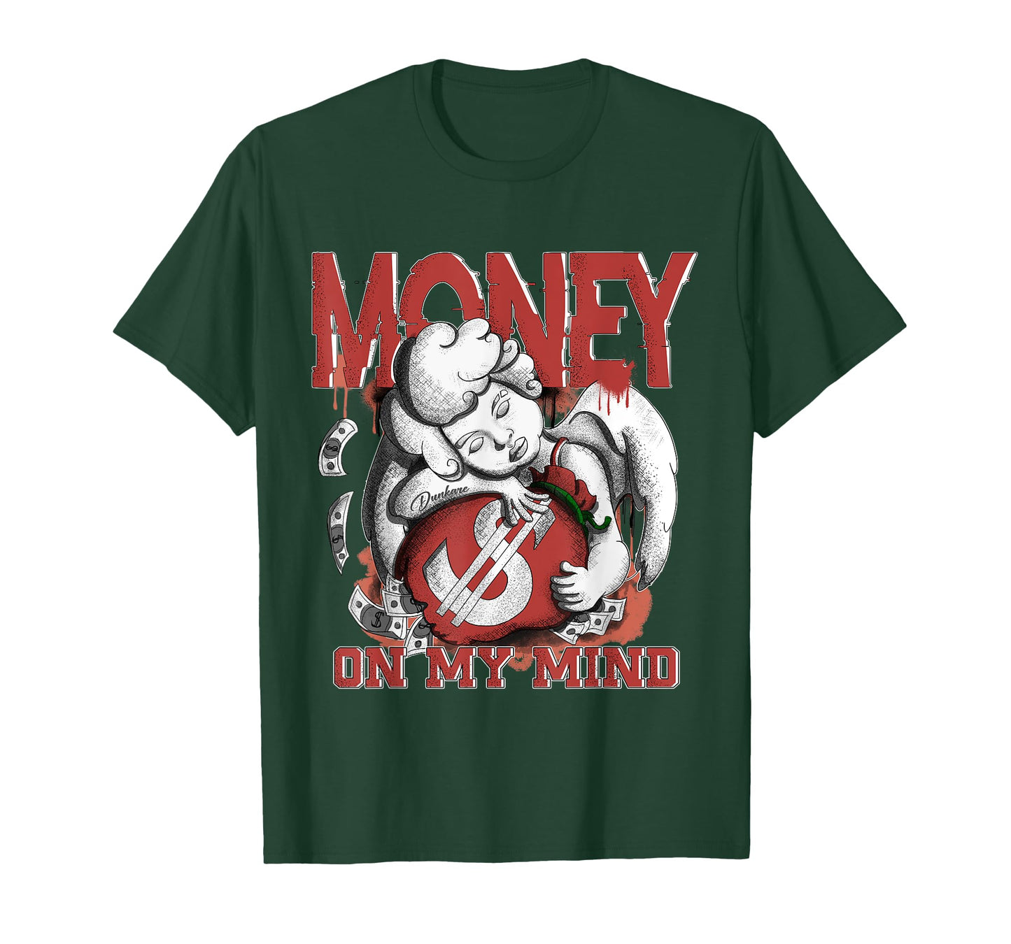 Money On My Mind Dune Red 13s Matching T-Shirt