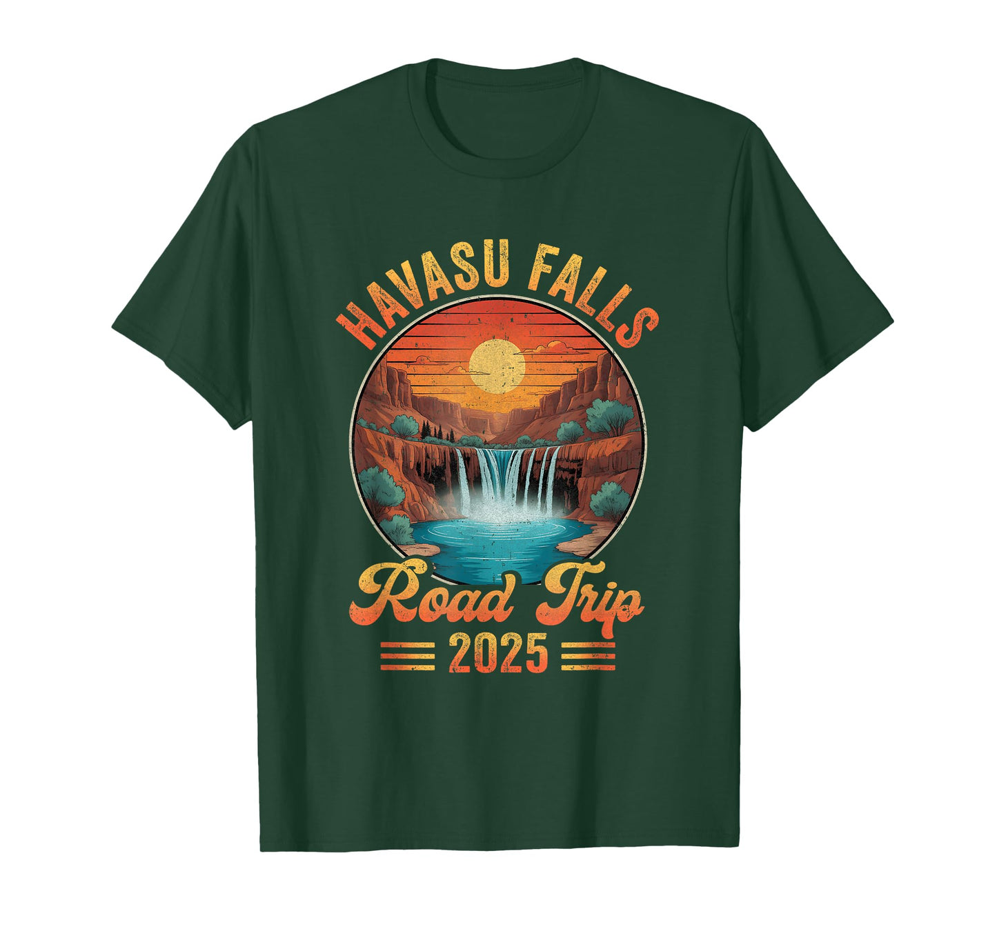 Havasu Falls Road Trip 2025 Summer Vacation Family Matching T-Shirt