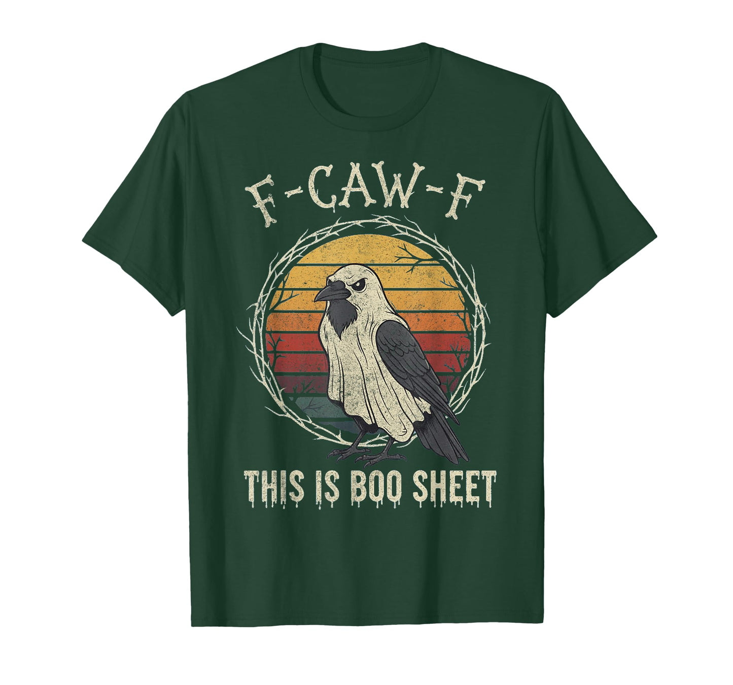 F-Caw-F This is Boo Sheet Ghost Halloween Costume Funny T-Shirt