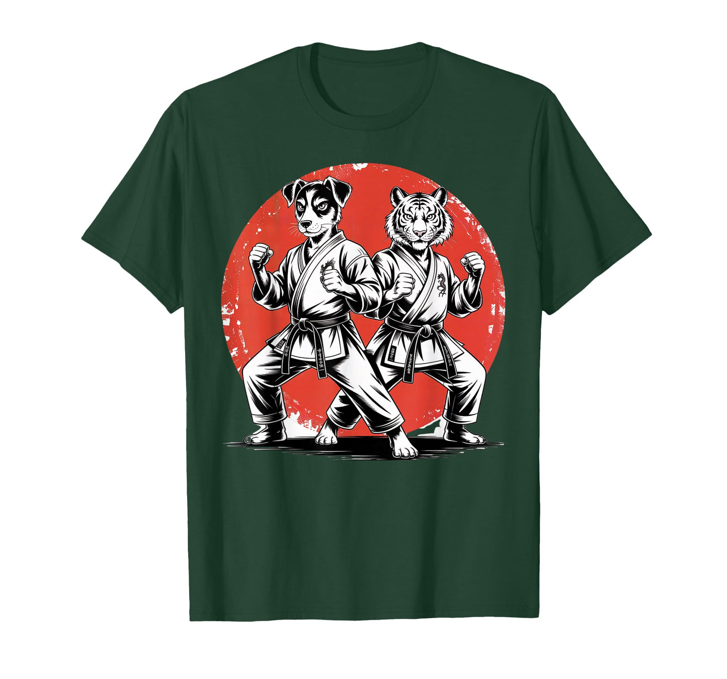 Karate Tiger Dog Karate Gi Karate Japanese Stuff Karate T-Shirt