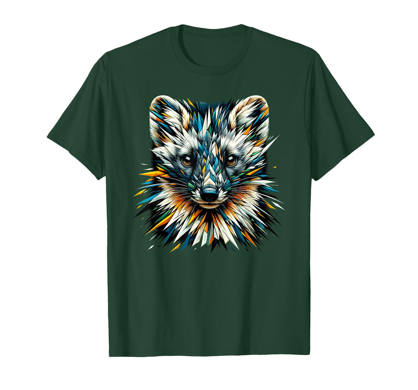 Polygon Art Pine Marten Pine Martens T-Shirt