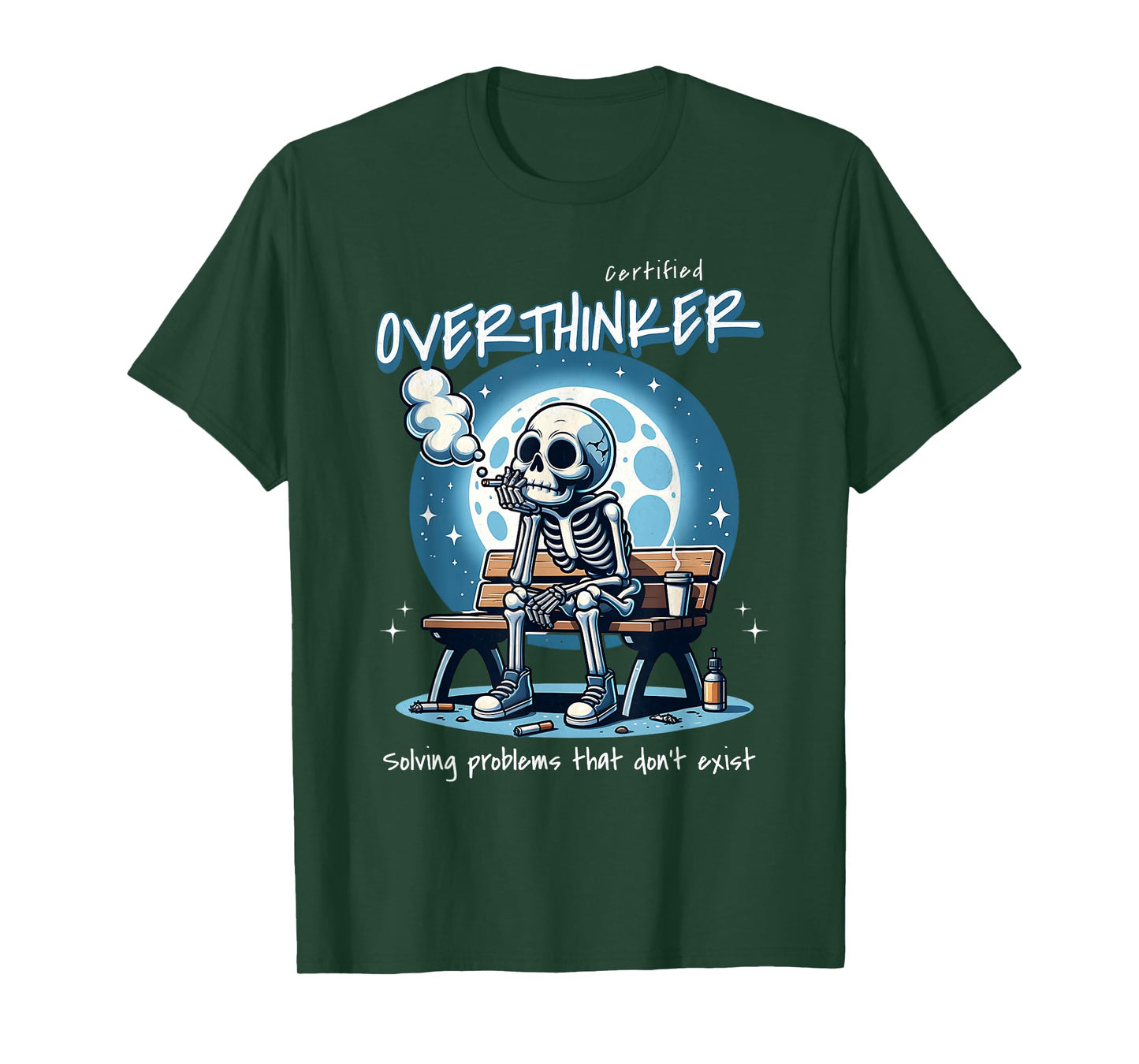 Certified Overthinker Solving Problems That Don’t Exist T-Shirt