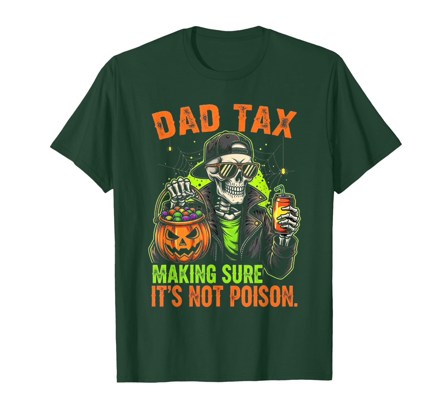 Cool Halloween. Design Featuring a Smiling Skeleton d T-Shirt