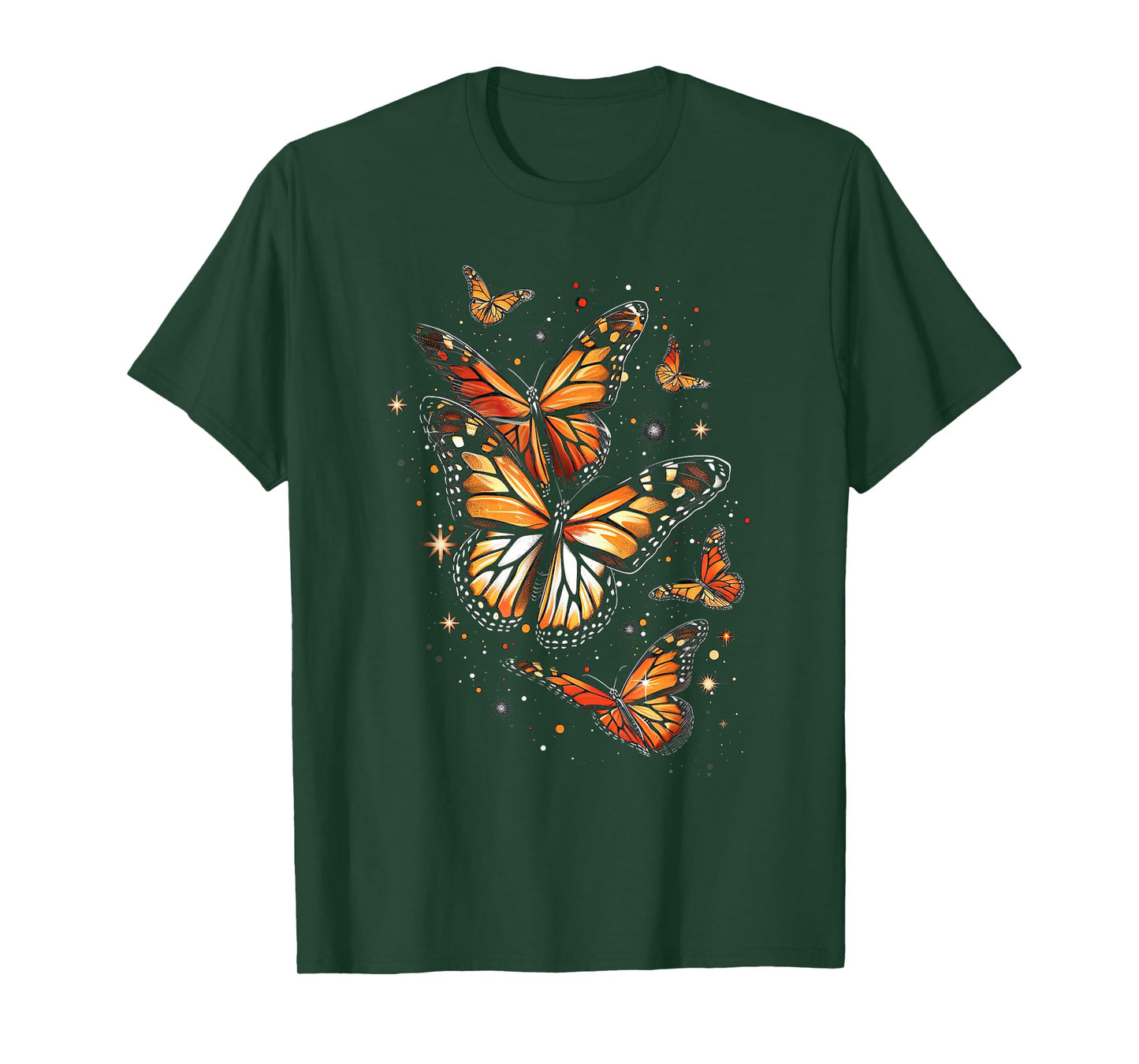 butterfly aesthetic orange monarch butterflies nature T-Shirt