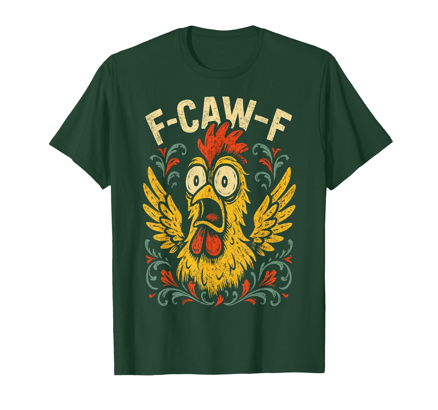 Quote Rooster Meme Shocked Cartoon Chicken T-Shirt