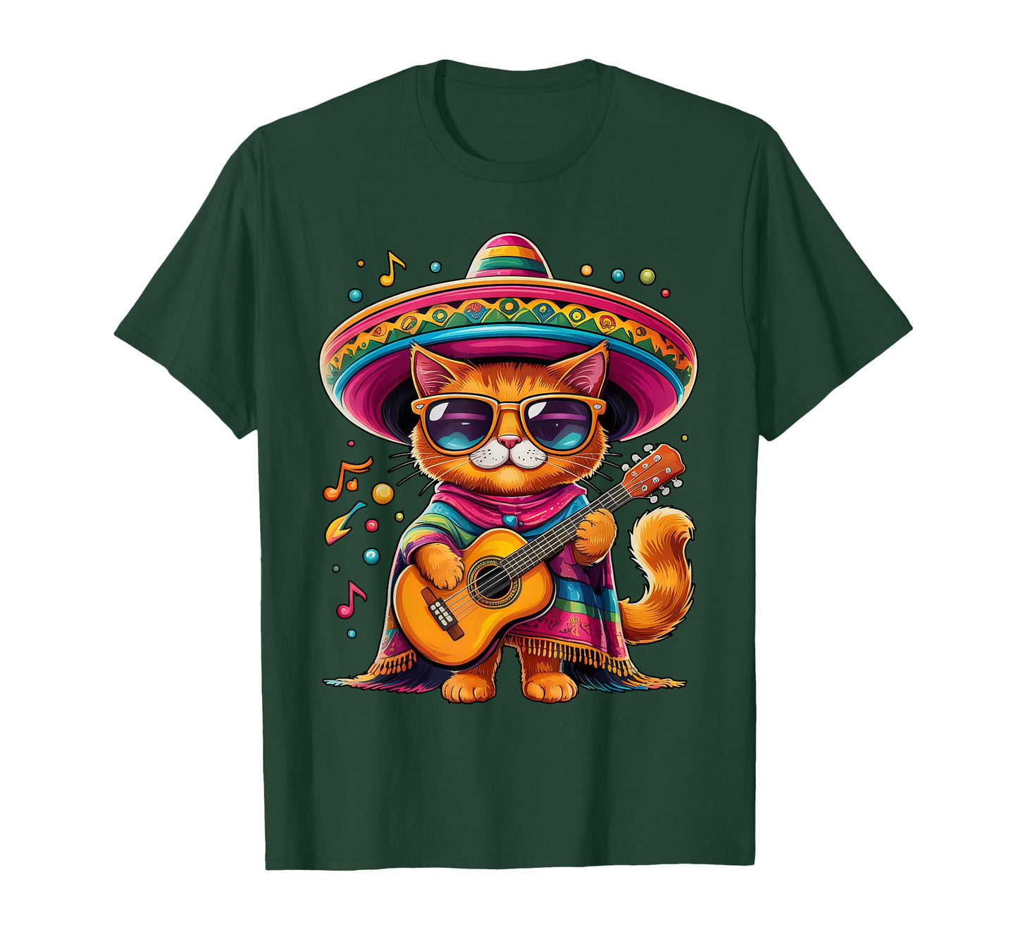 Gatos Before Vatos Mexican Cat Poncho Fiesta Cinco De Mayo Men Women Kids T-Shirt