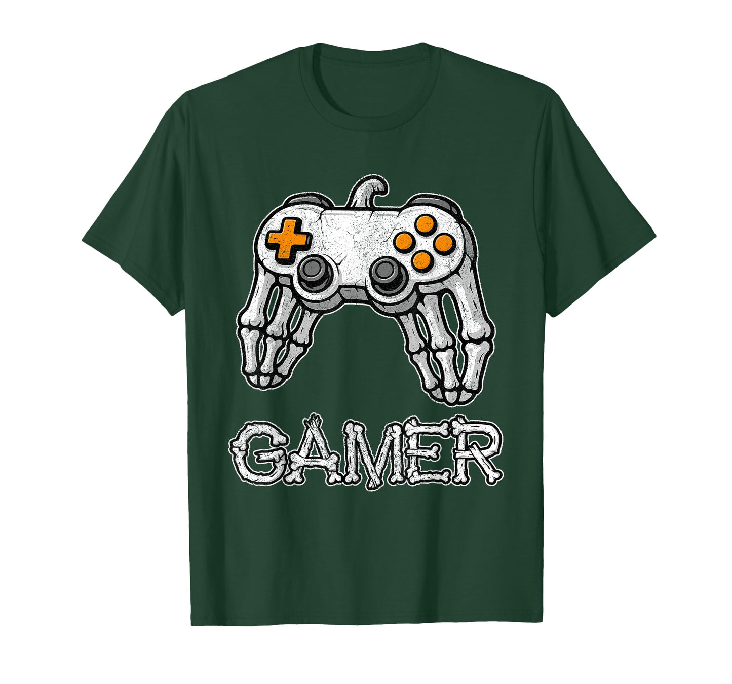 Funny Game Controller Skeleton Gamer Teen Boys Video Gaming T-Shirt