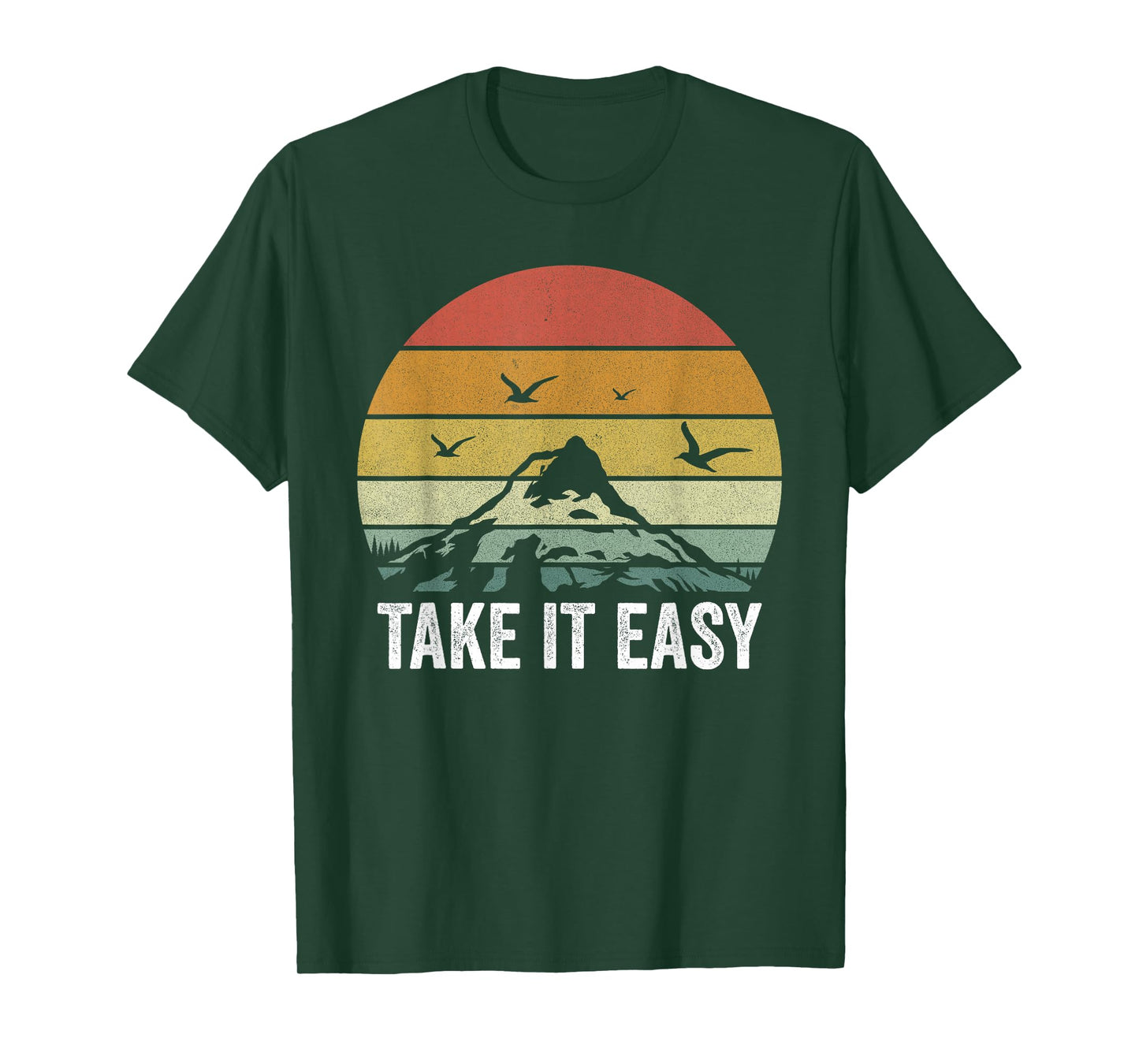 Retro Take It Easy Shirt Vintage Outdoors Camping T-Shirt