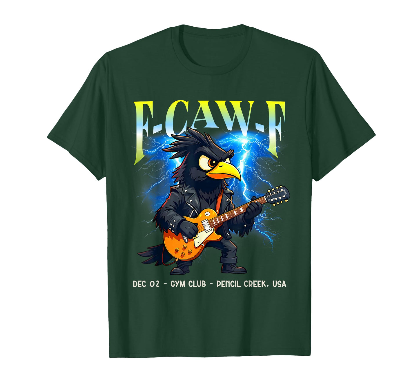 Crow Punkrock Tour – Crazy F-CAW-F Bootleg Concert T-Shirt