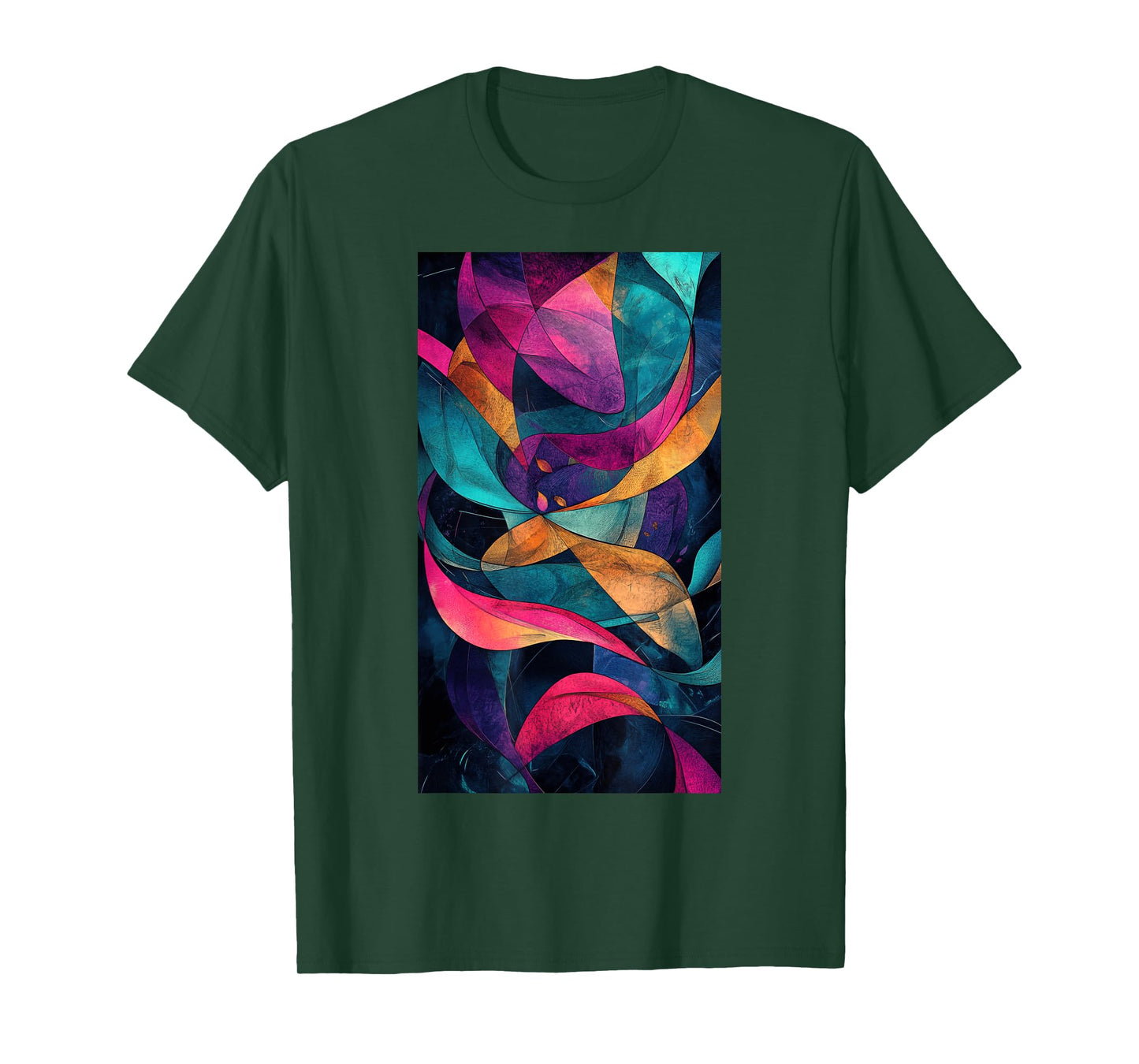 Abstract Art Flowing Lines Abstract art Colors T-Shirt