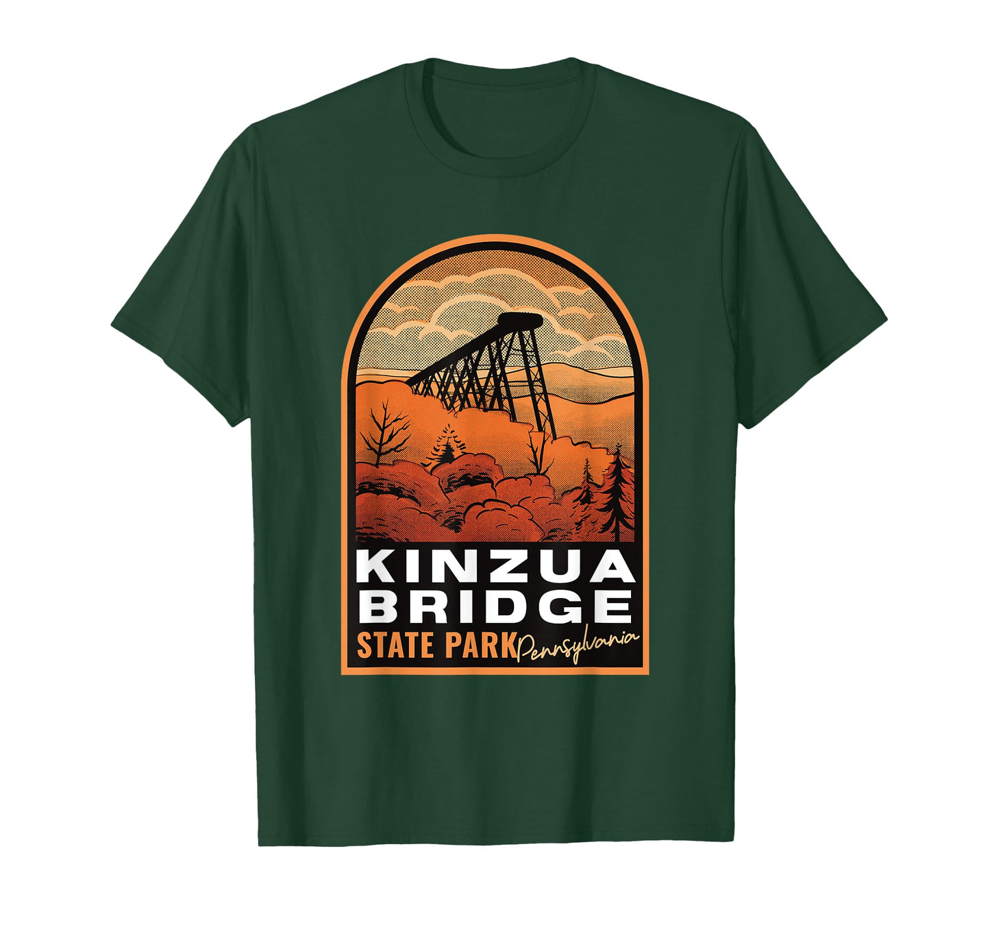 Kinzua Bridge State Park PA Vintage T-Shirt