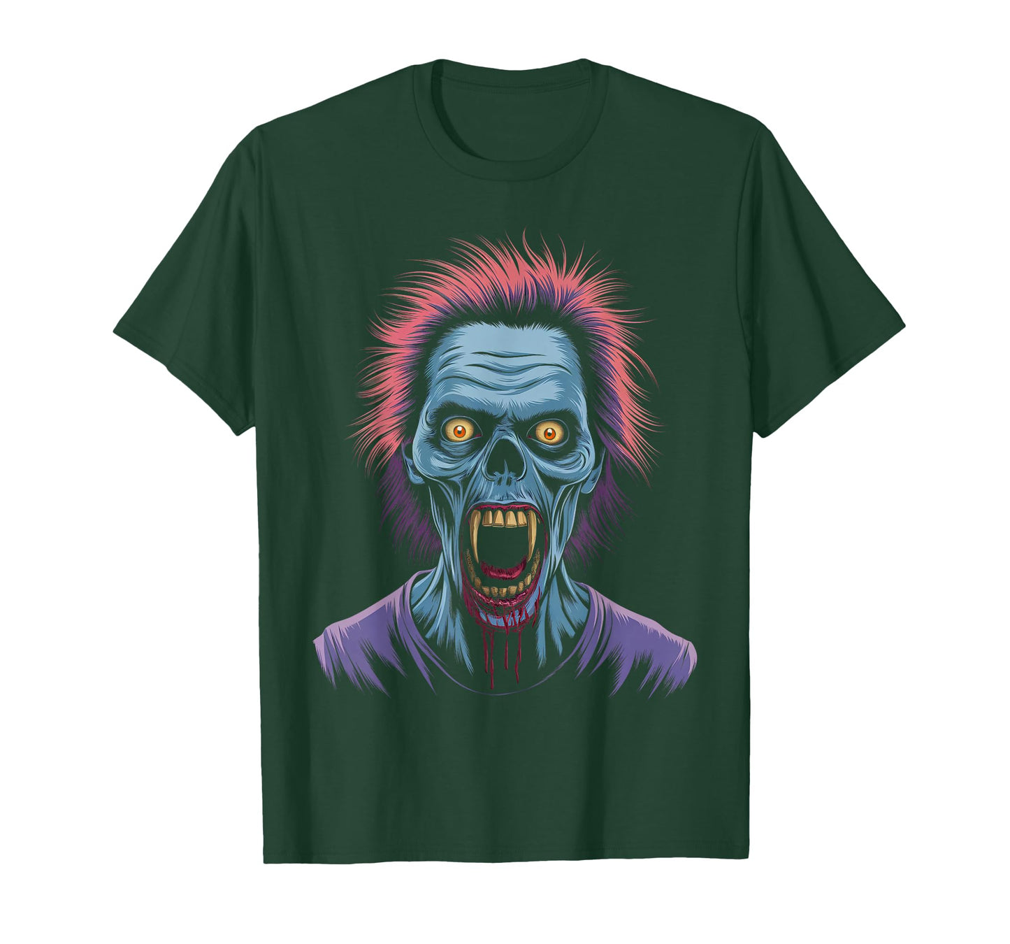 Scary Spooky Zombie Halloween T-Shirt