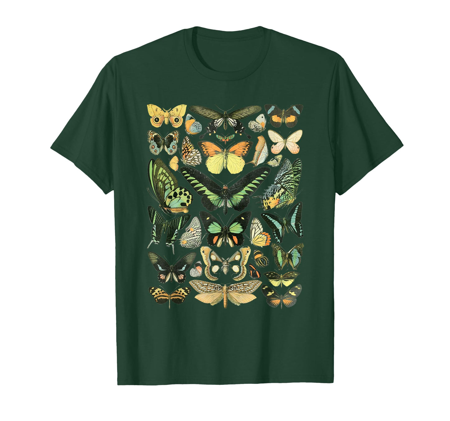 Vintage Inspired Butterfly Chart T-Shirt
