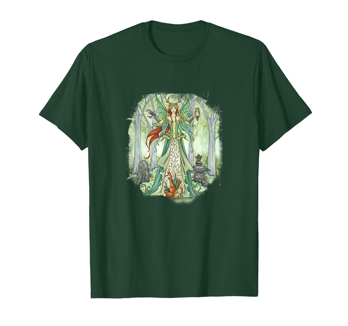 Amy Brown Art, Caretaker, Garden Faery Queen T-Shirt