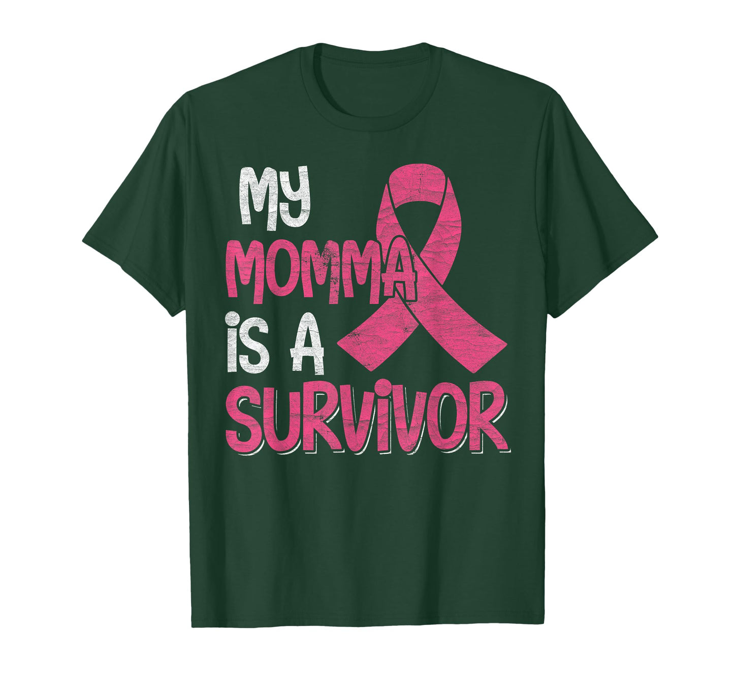 My Momma Is A Survivor - Breast Cancer Support Squad T-Shirt