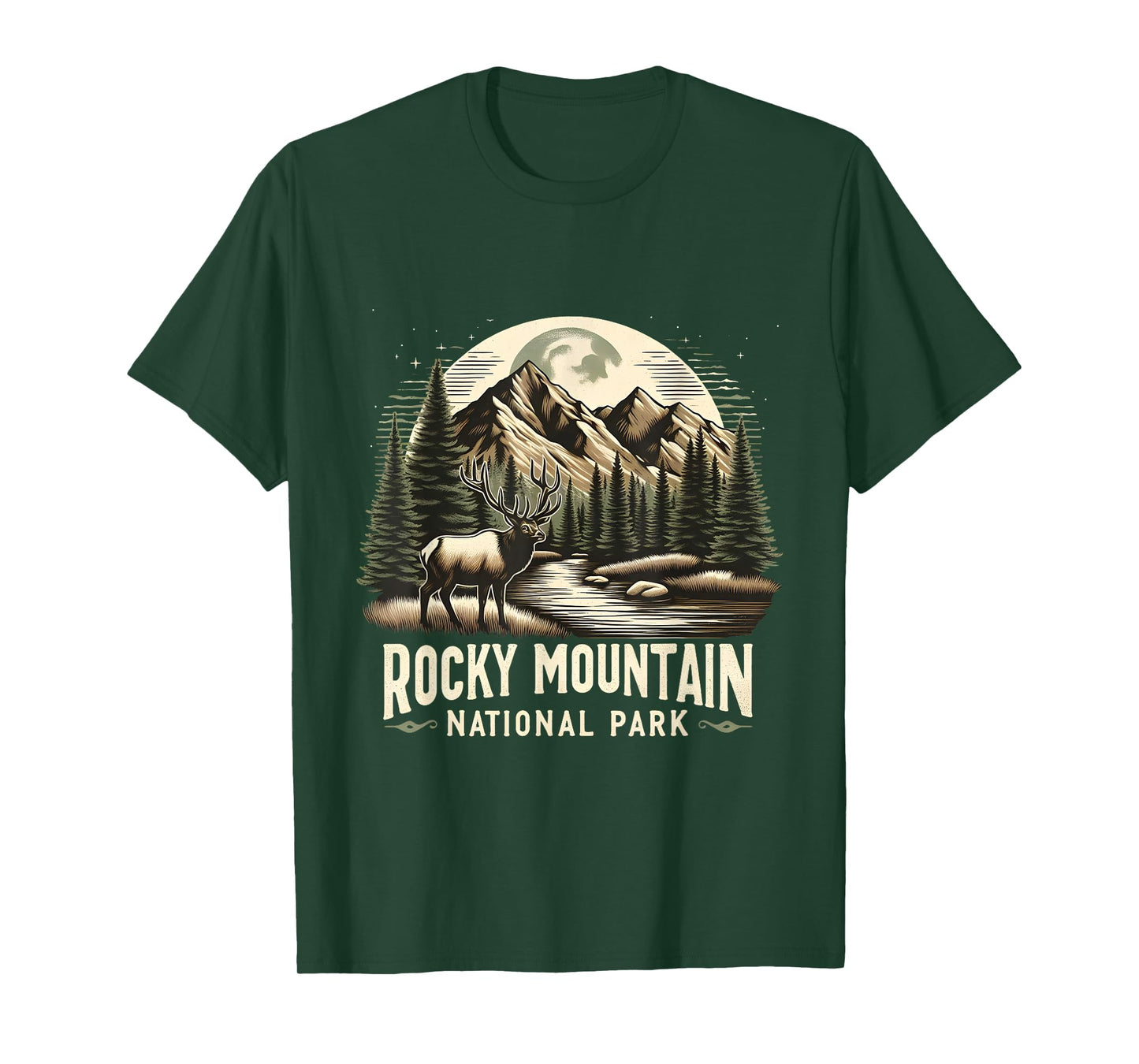 Rocky Mountain National Park Nature Elk T-Shirt