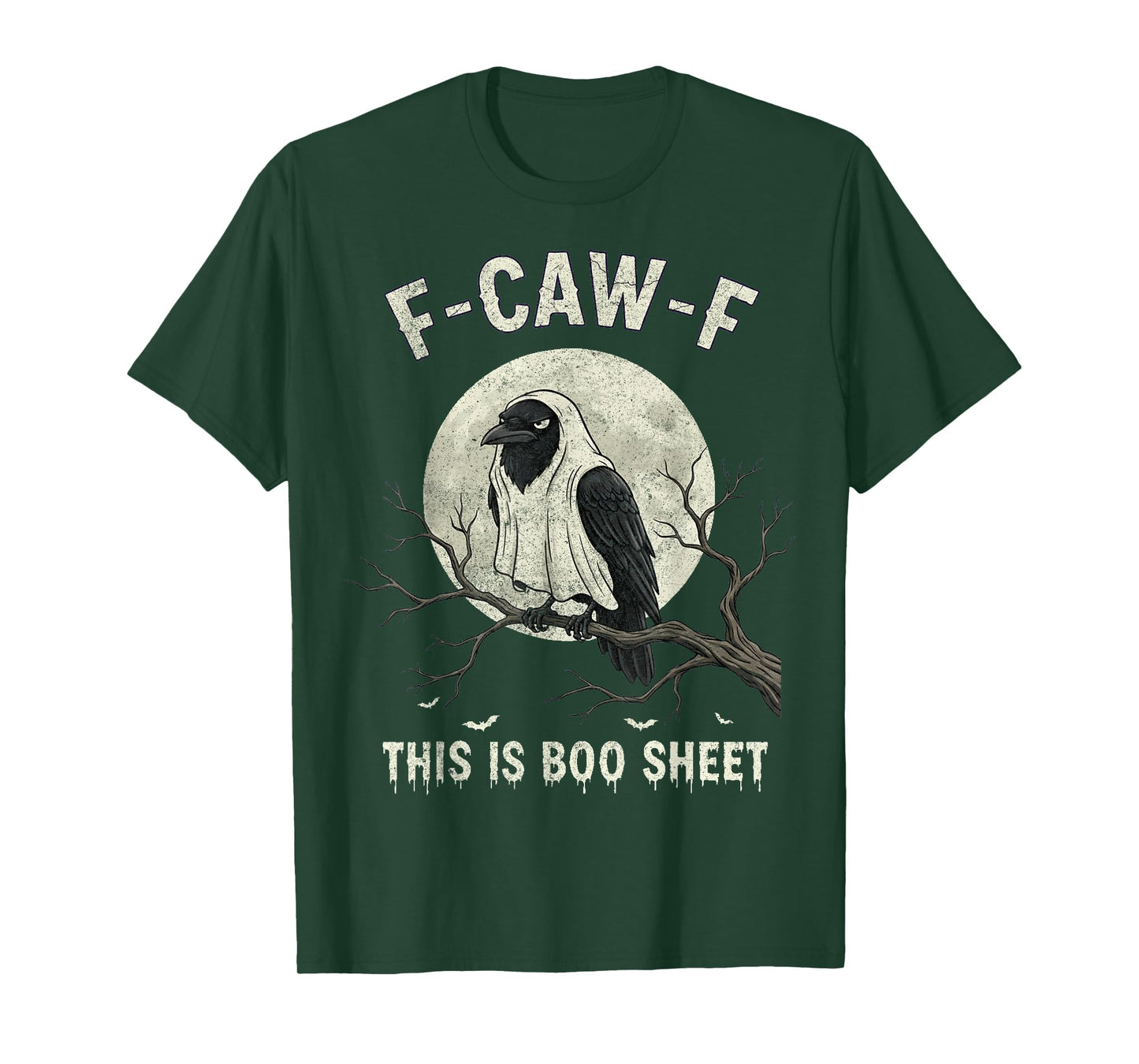 F-Caw-F This is Boo Sheet Ghost Halloween Costume Funny T-Shirt