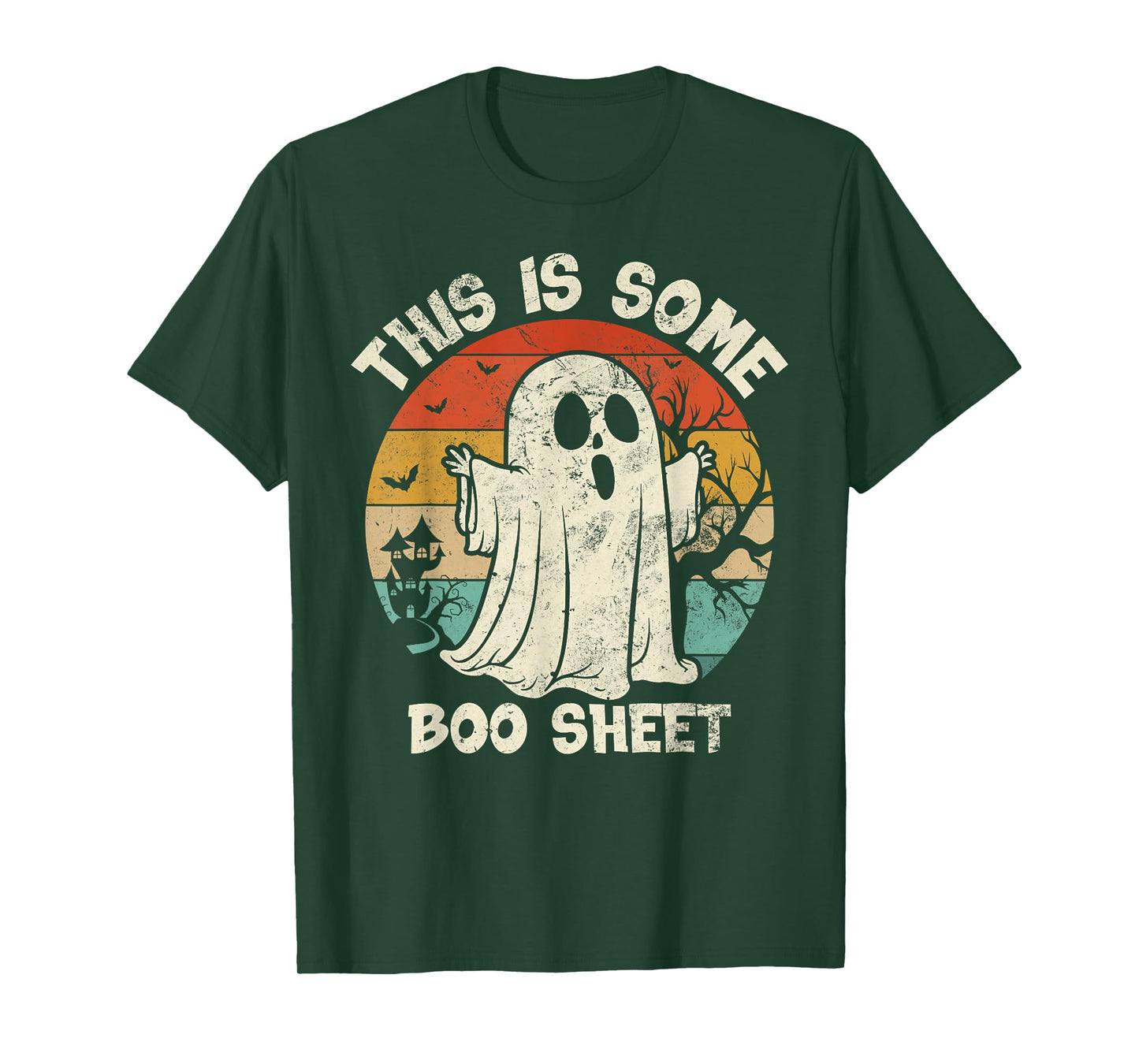 Vintage This is Some Boo Sheet Ghost Halloween Costume Ghost T-Shirt