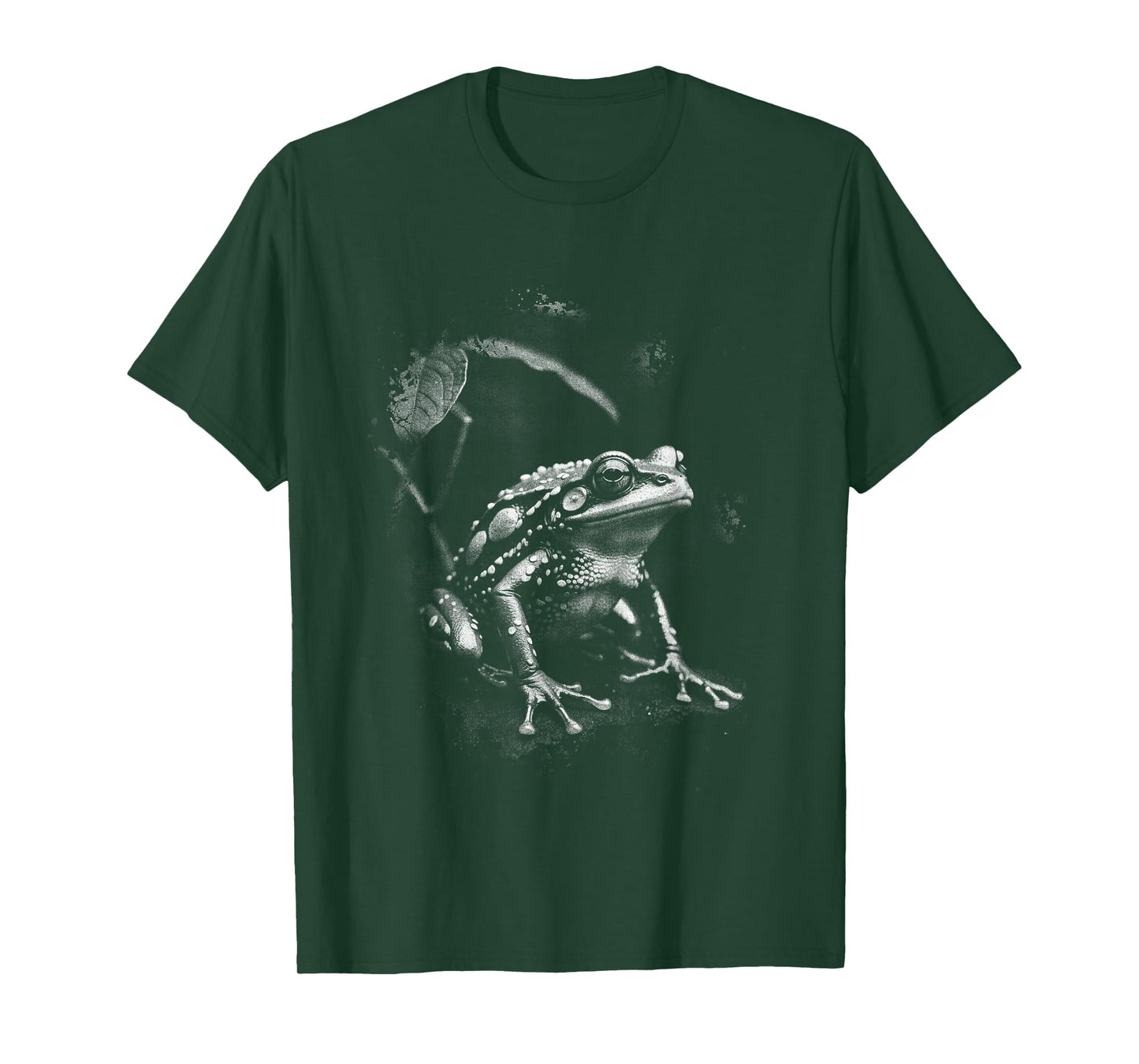 Realistic Frog Toad in Nature Animal Graphic T-Shirt