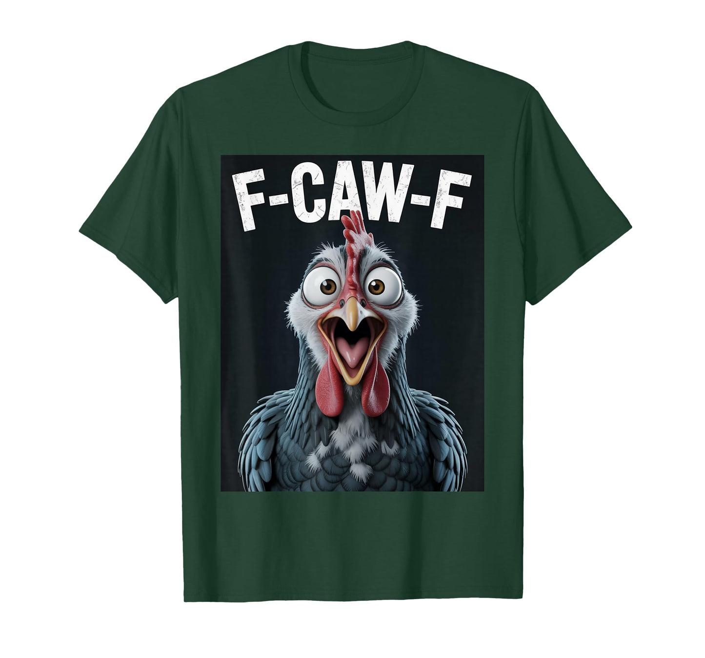 Funny Halloween F-Caw-F Chicken T-Shirt