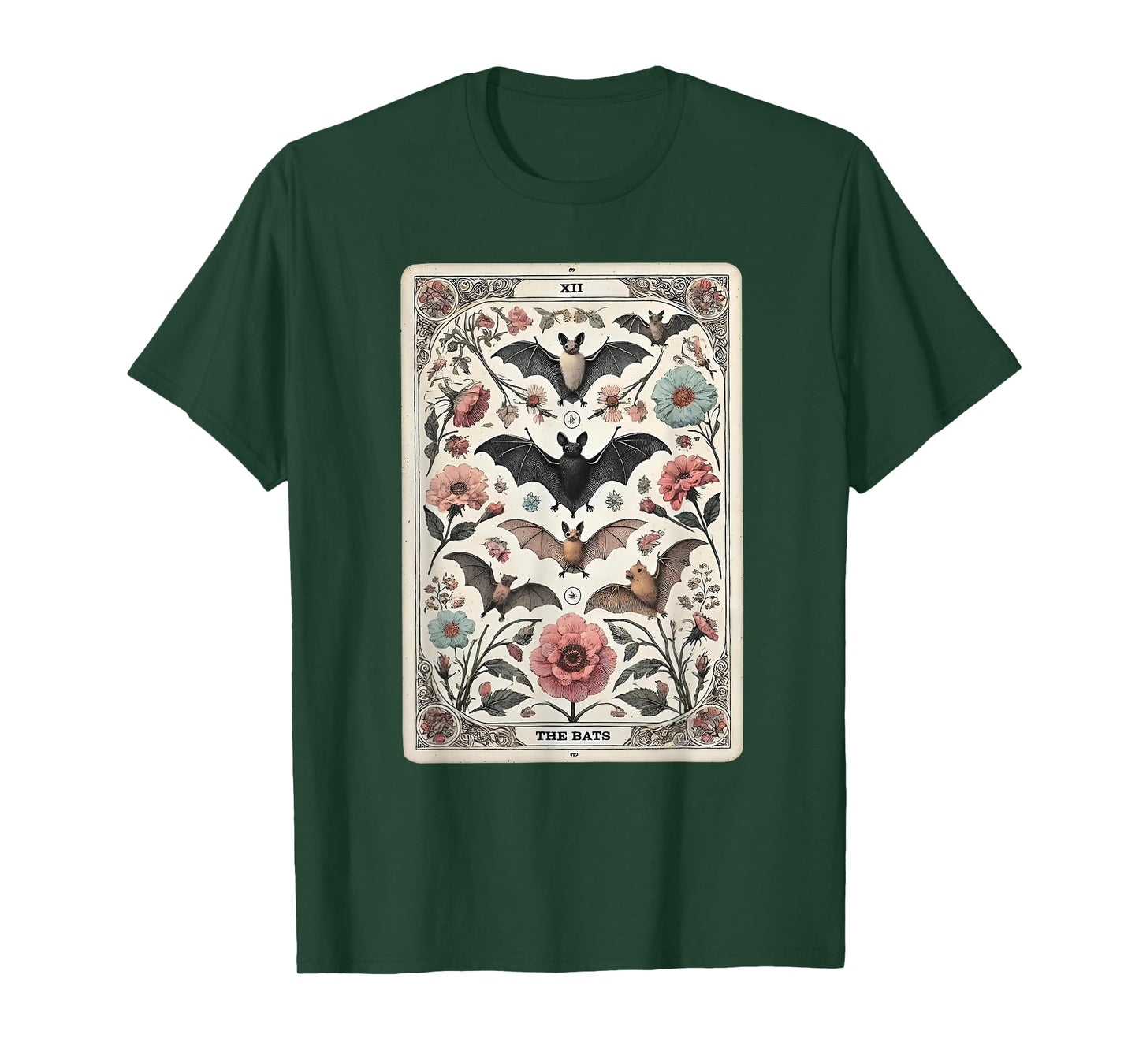 The Bats Tarot Card Halloween Spooky Season Trick Or Treat T-Shirt