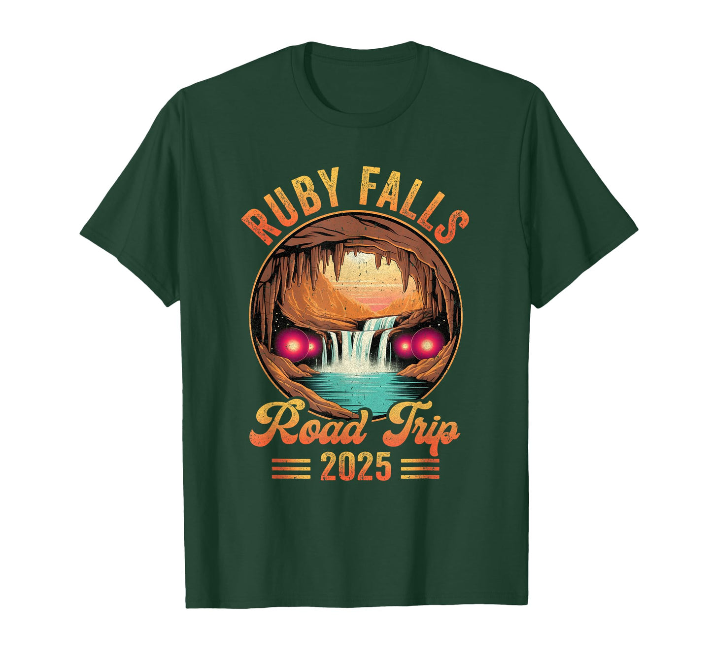 Ruby Falls Road Trip 2025 Summer Vacation Family Matching T-Shirt