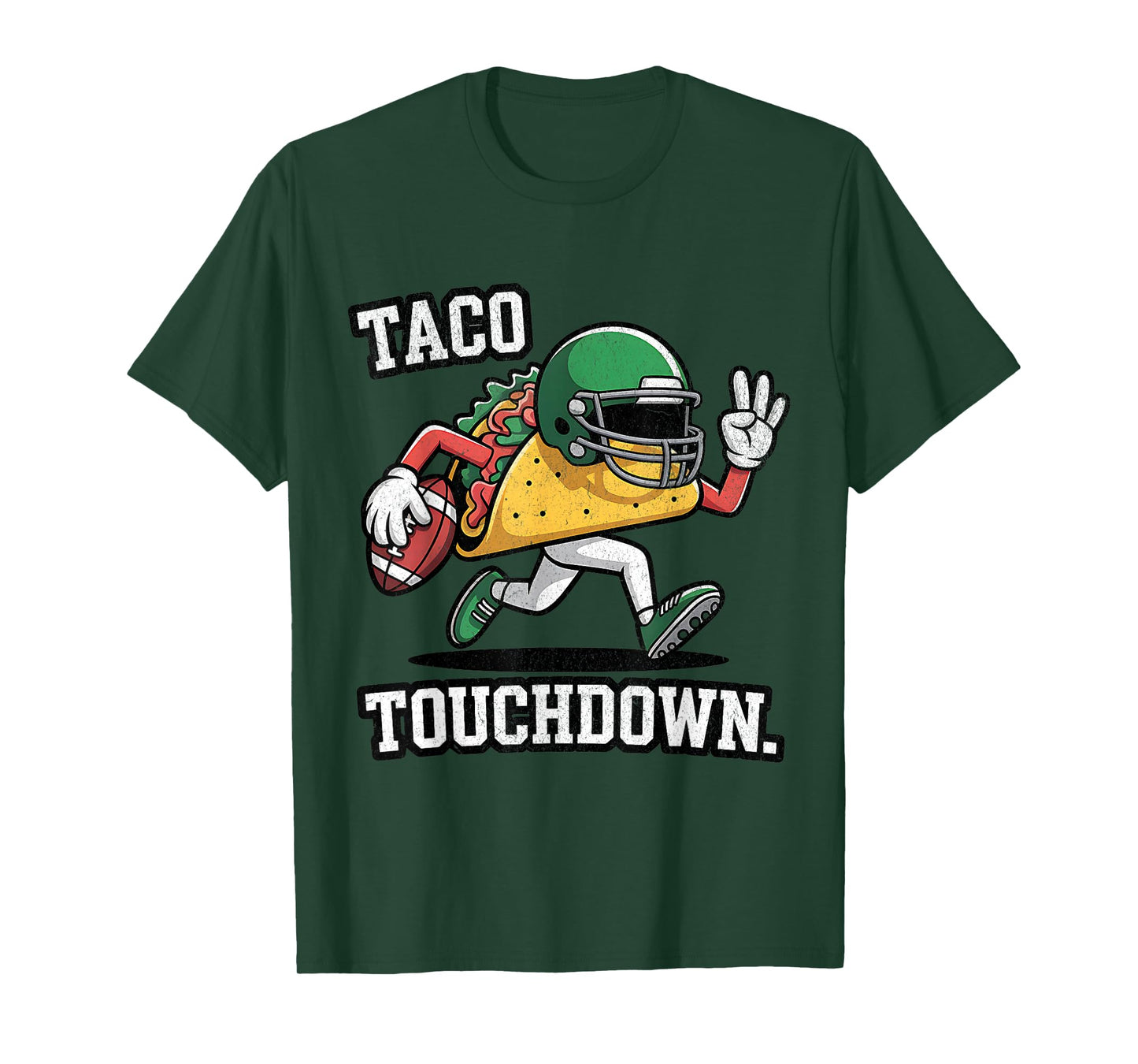 Taco Touchdown – Funny Football & Taco Day T-Shirt