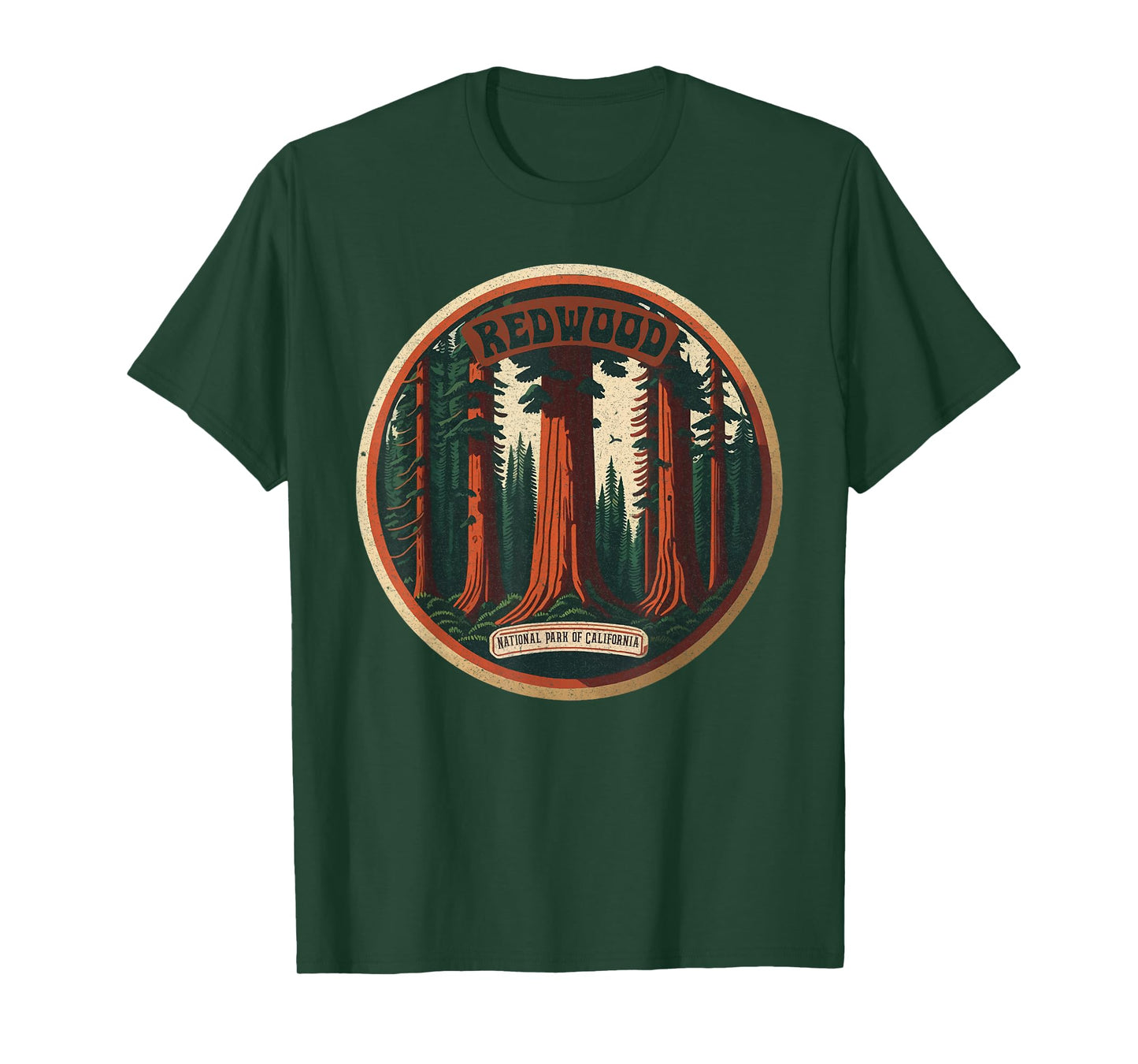 Redwood Humboldt 2025 California National Park Men Women T-Shirt