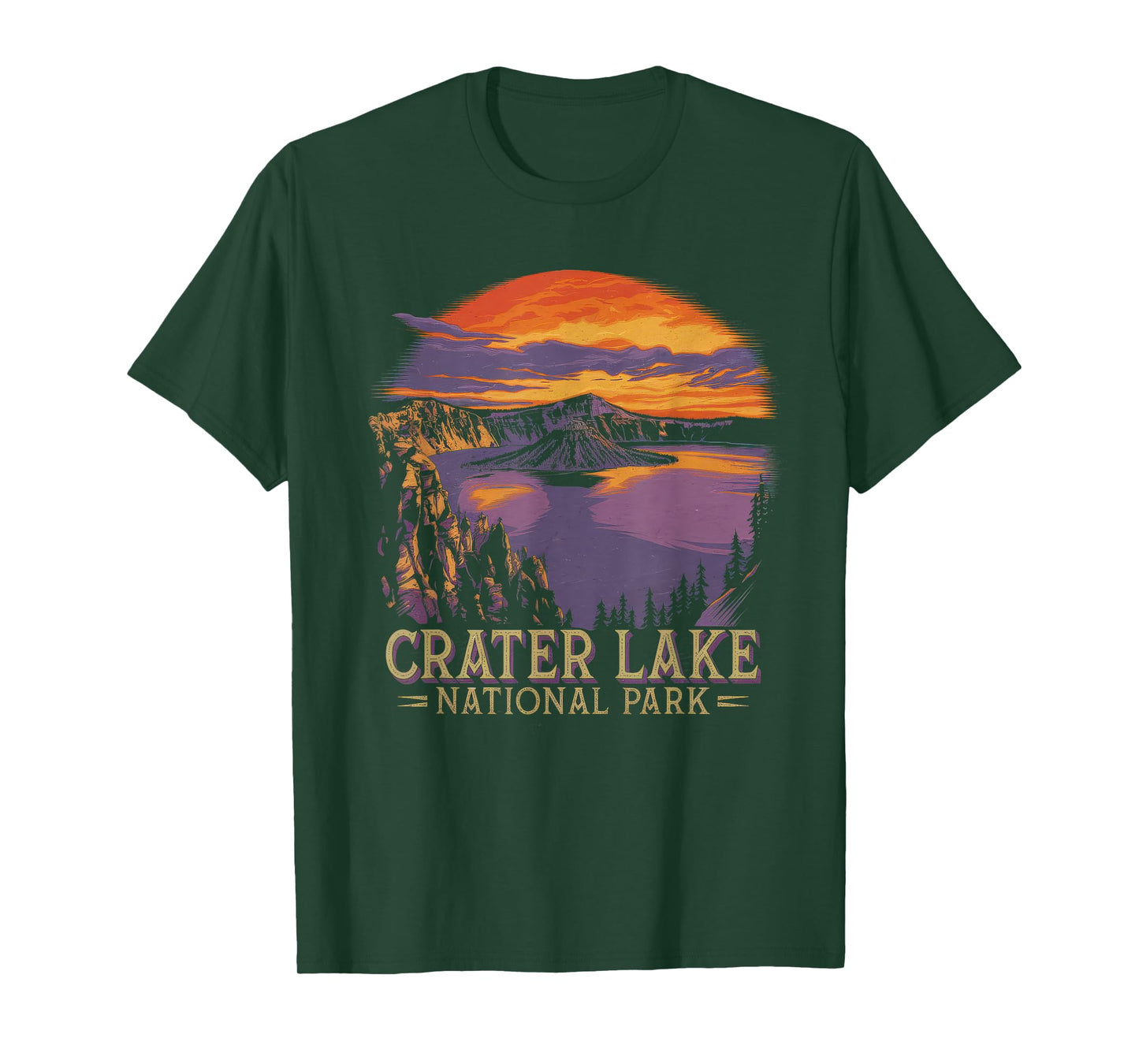 Crater Lake National Park Tshirt Men Women Oregon Mazama T-Shirt